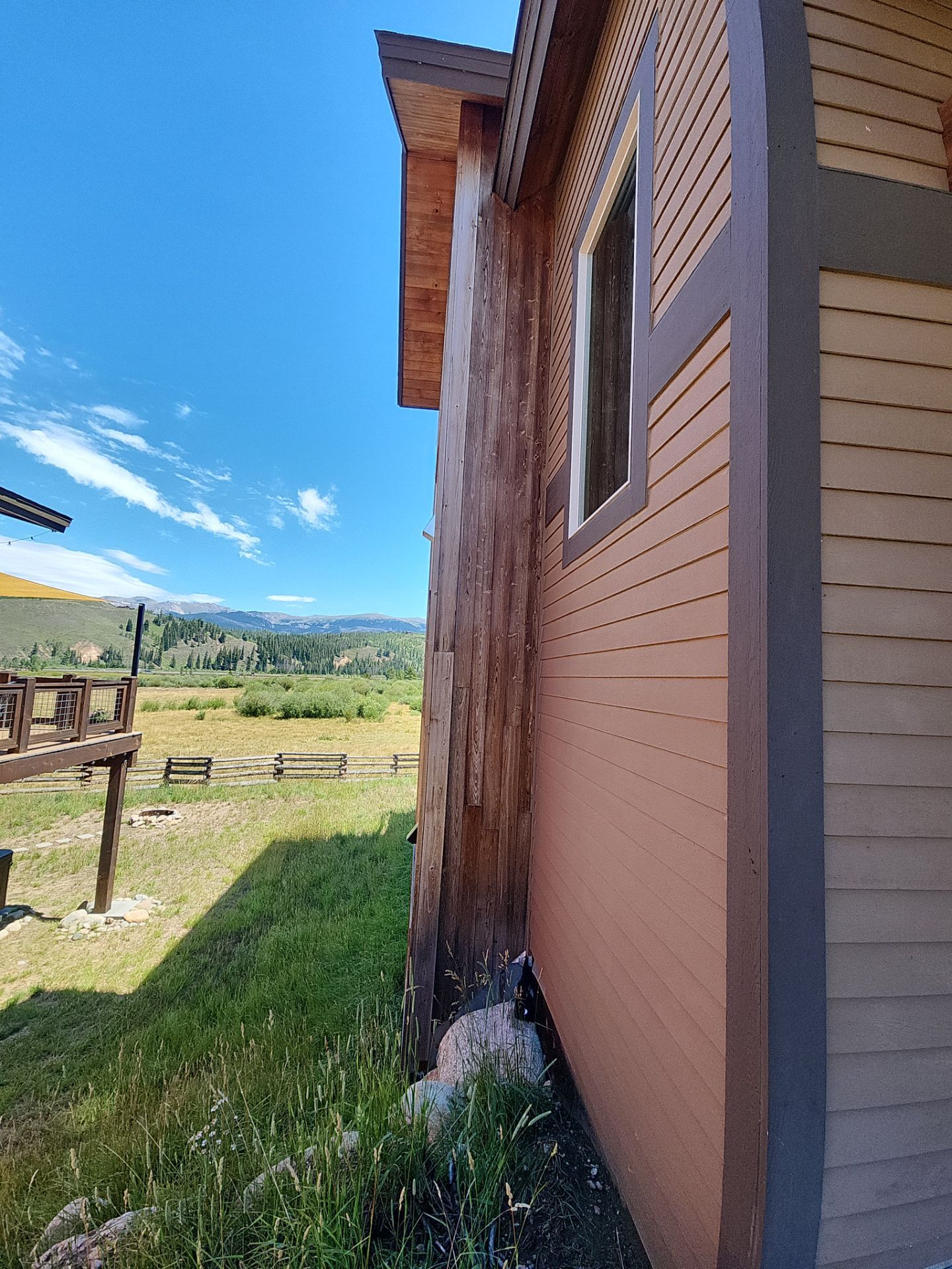 Exterior Painting Using Stain by Wheatley Creek Services