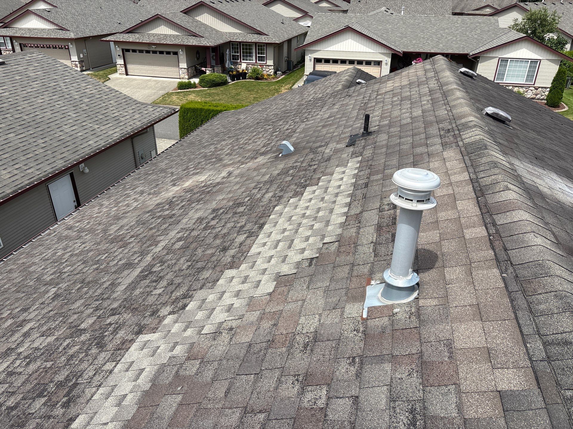 Residential Reroof Shingle - Pewter Grey by Top Notch Roofing Inc