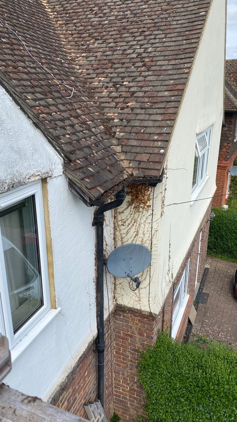 Roof Clean - Moss Removal using Honda 15lpm Low Pressure Washing Machine by Ges Exterior Cleaning ltd