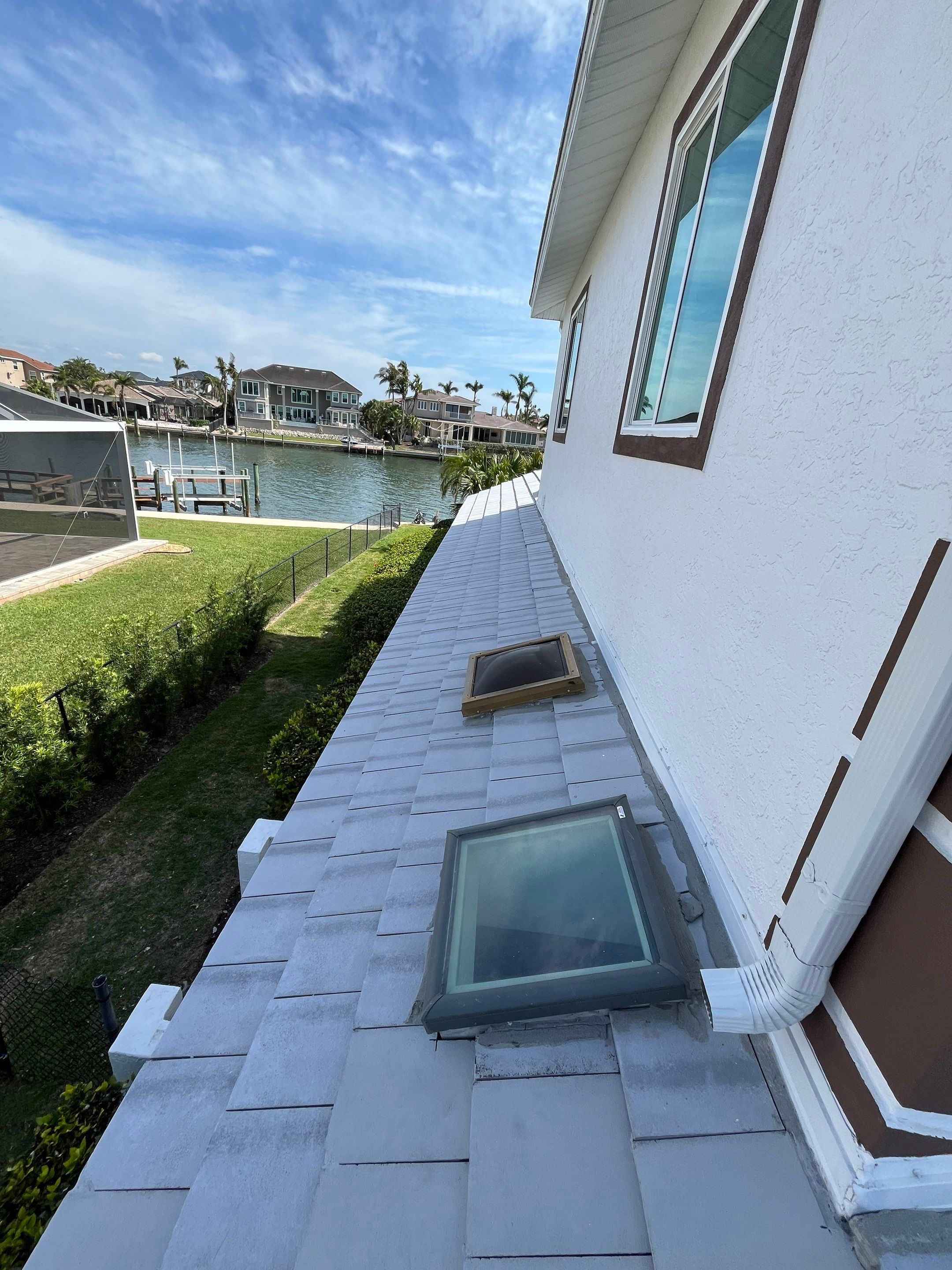 Repainting and Upgrading Gutters in Sarasota FL by Gutter Professors