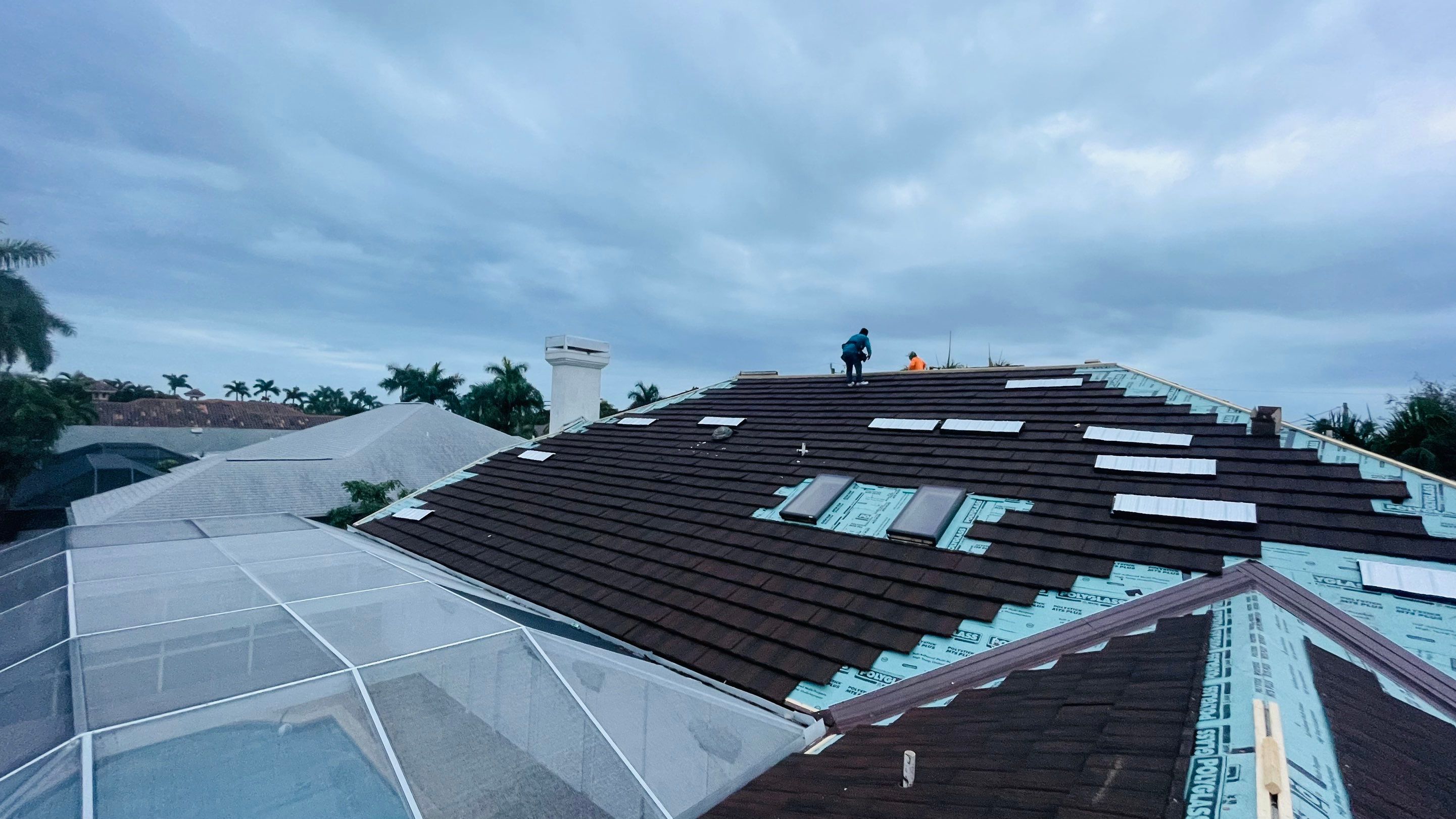 Residential Roofing Installation using Westlake (Boral) Stone Coated Steel in Cape Coral by Four Peaks Roofing