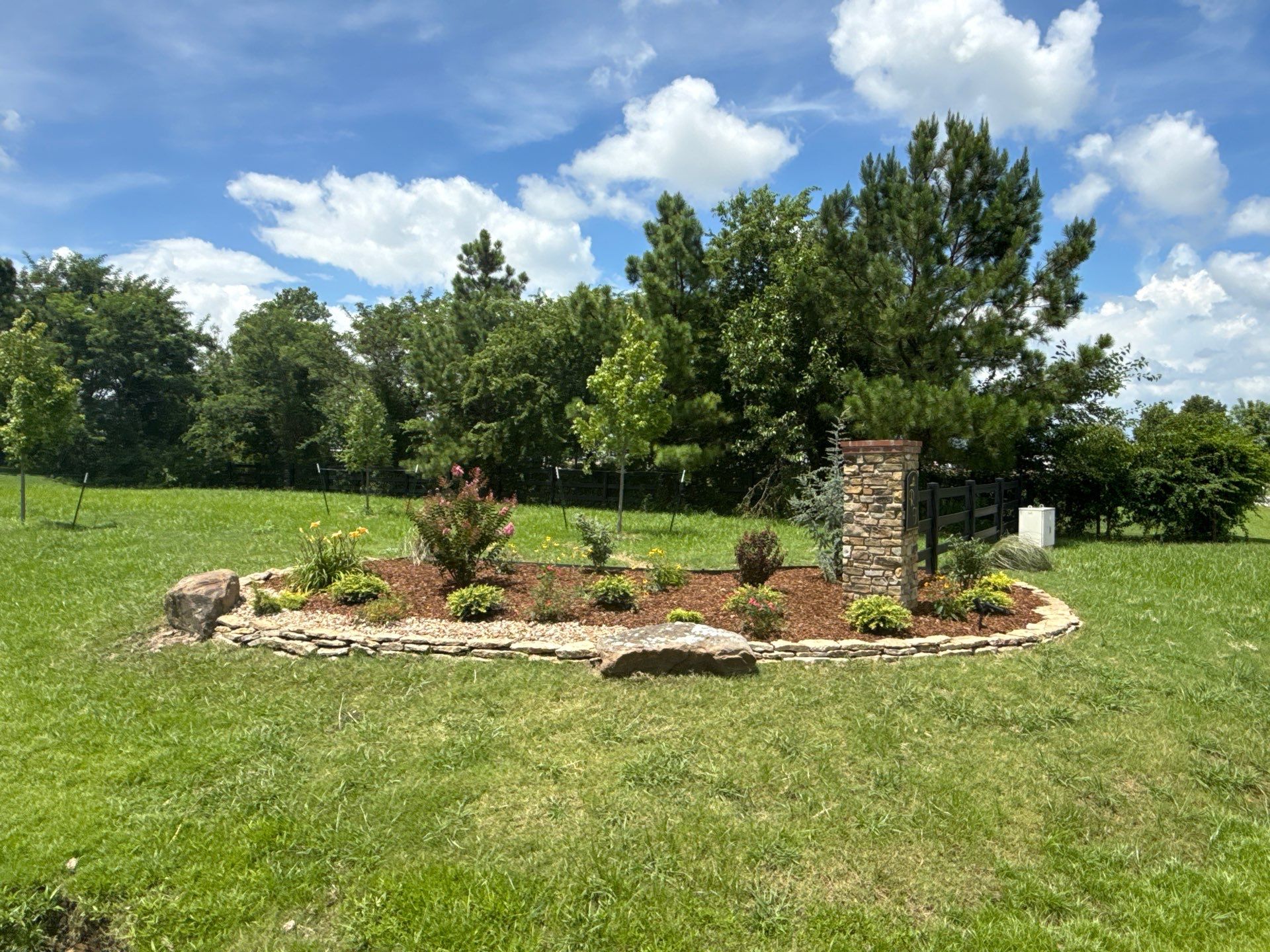 Project in Broken Arrow by Greenscapes Outdoor