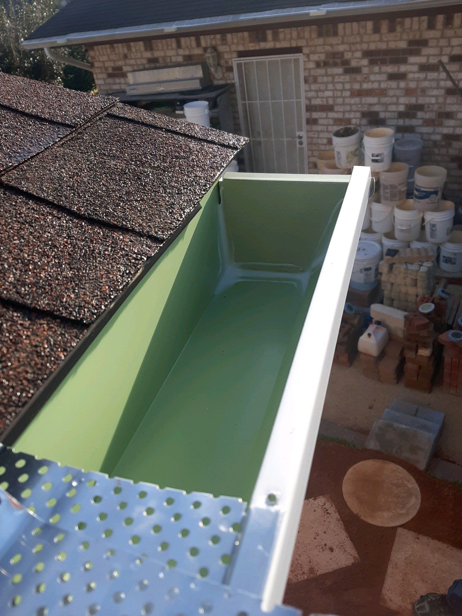 7-Inch Aluminum Gutters in Pensacola FL by Gutter Professors