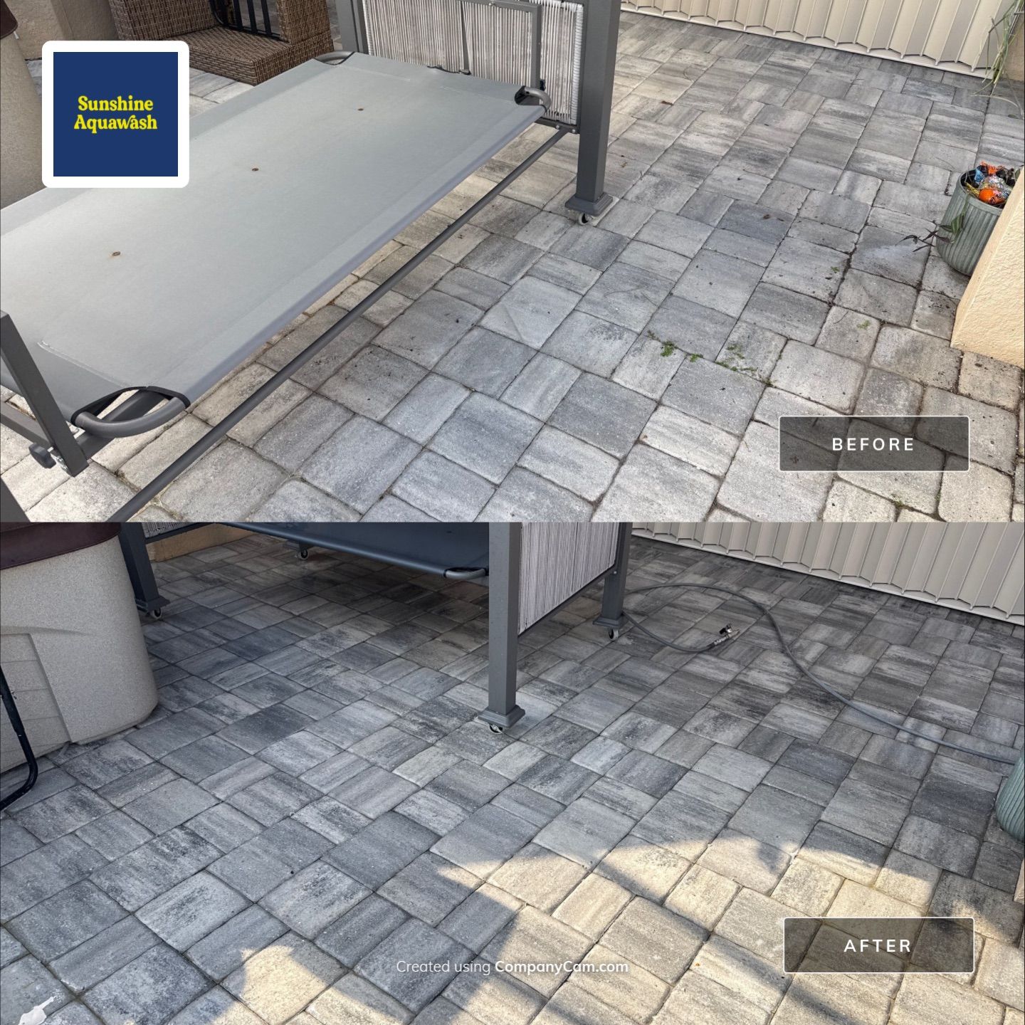 Lanai Paver & Screen Enclosure Cleaning | Artisan Lakes, Palmetto FL by Sunshine AquaWash