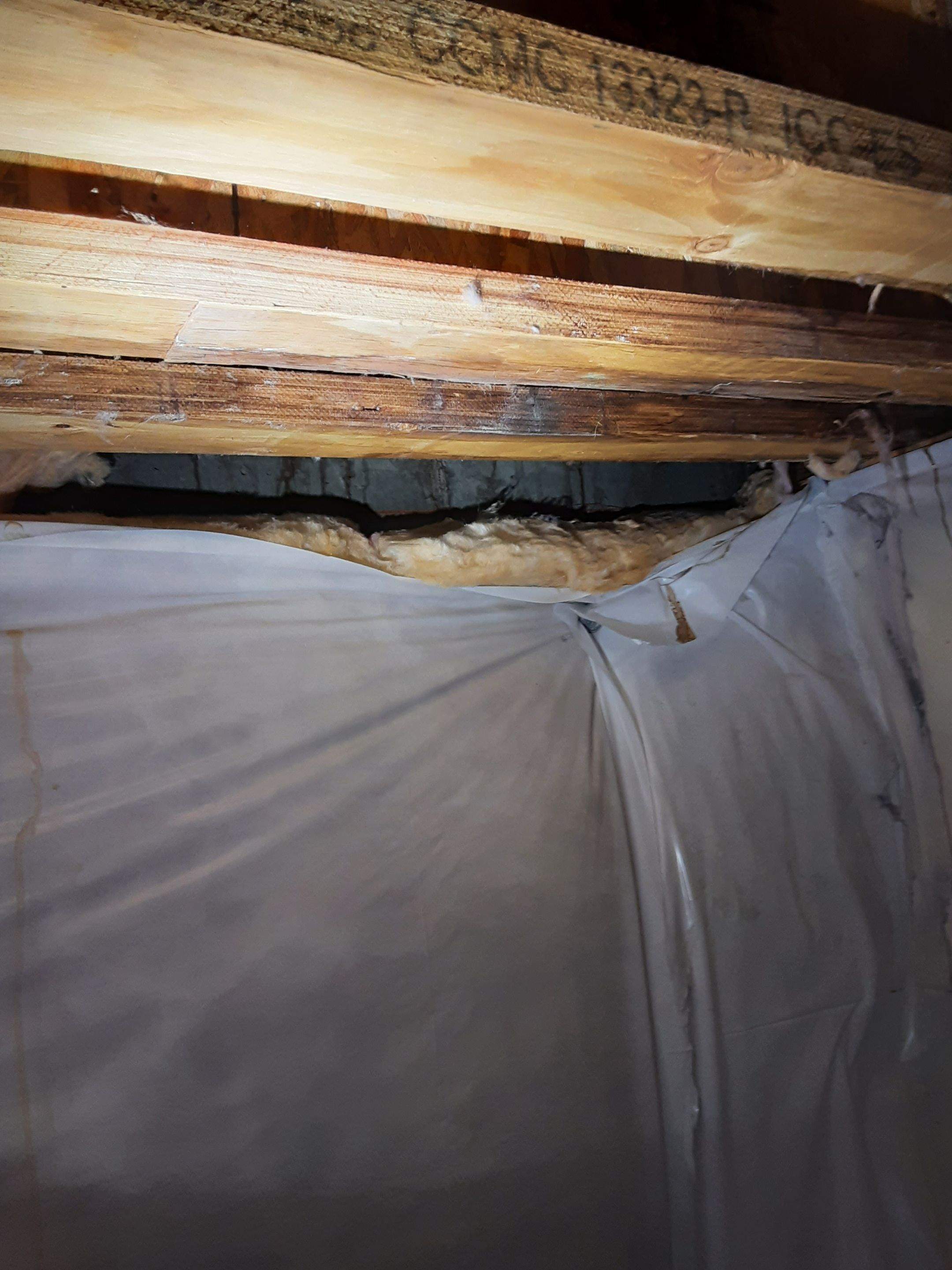Interior water damage inspection by ASAP Roofing & Exteriors