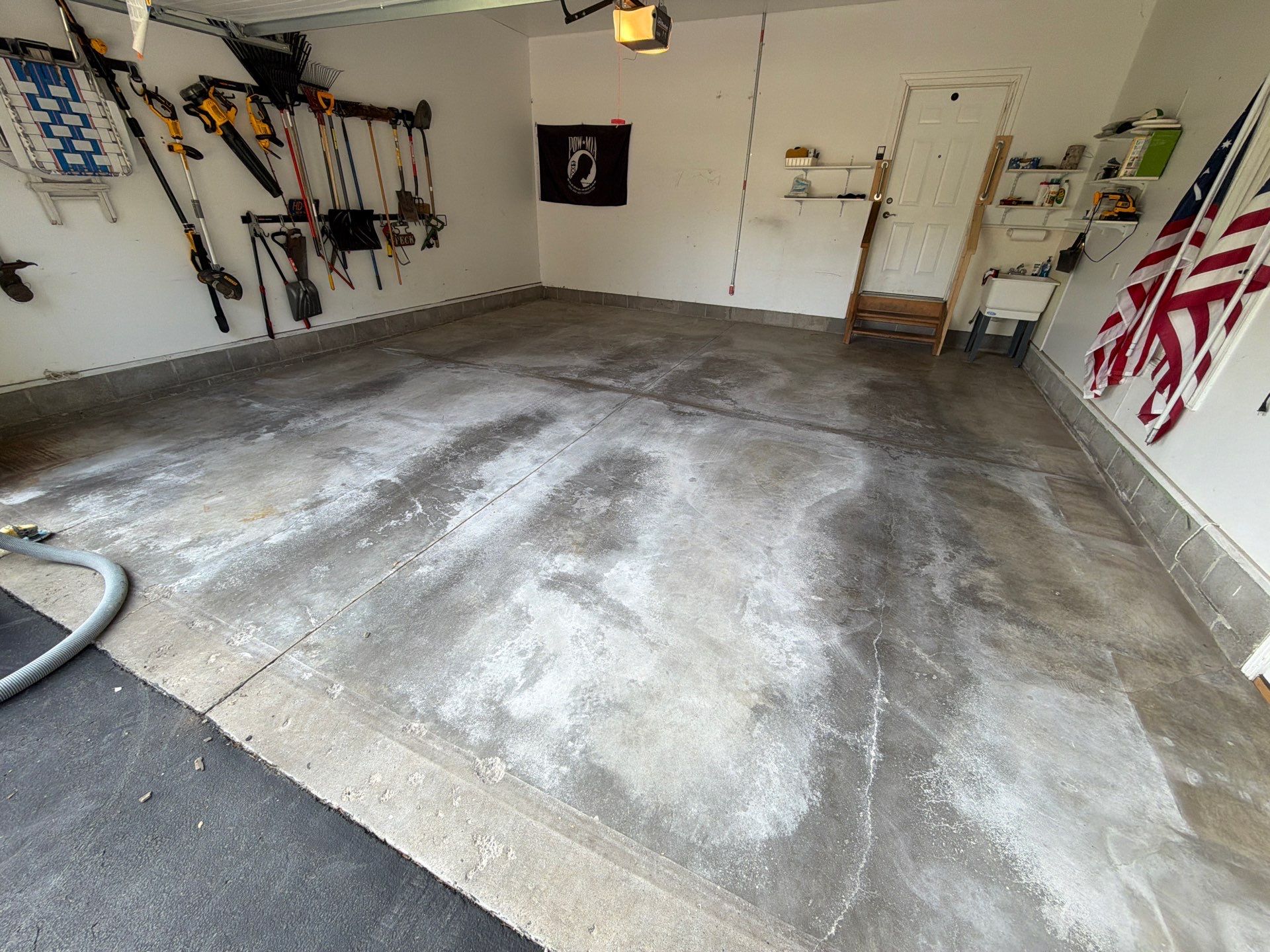 Vintage Shalestone Garage Coating by NG Masonry & Construction LLC