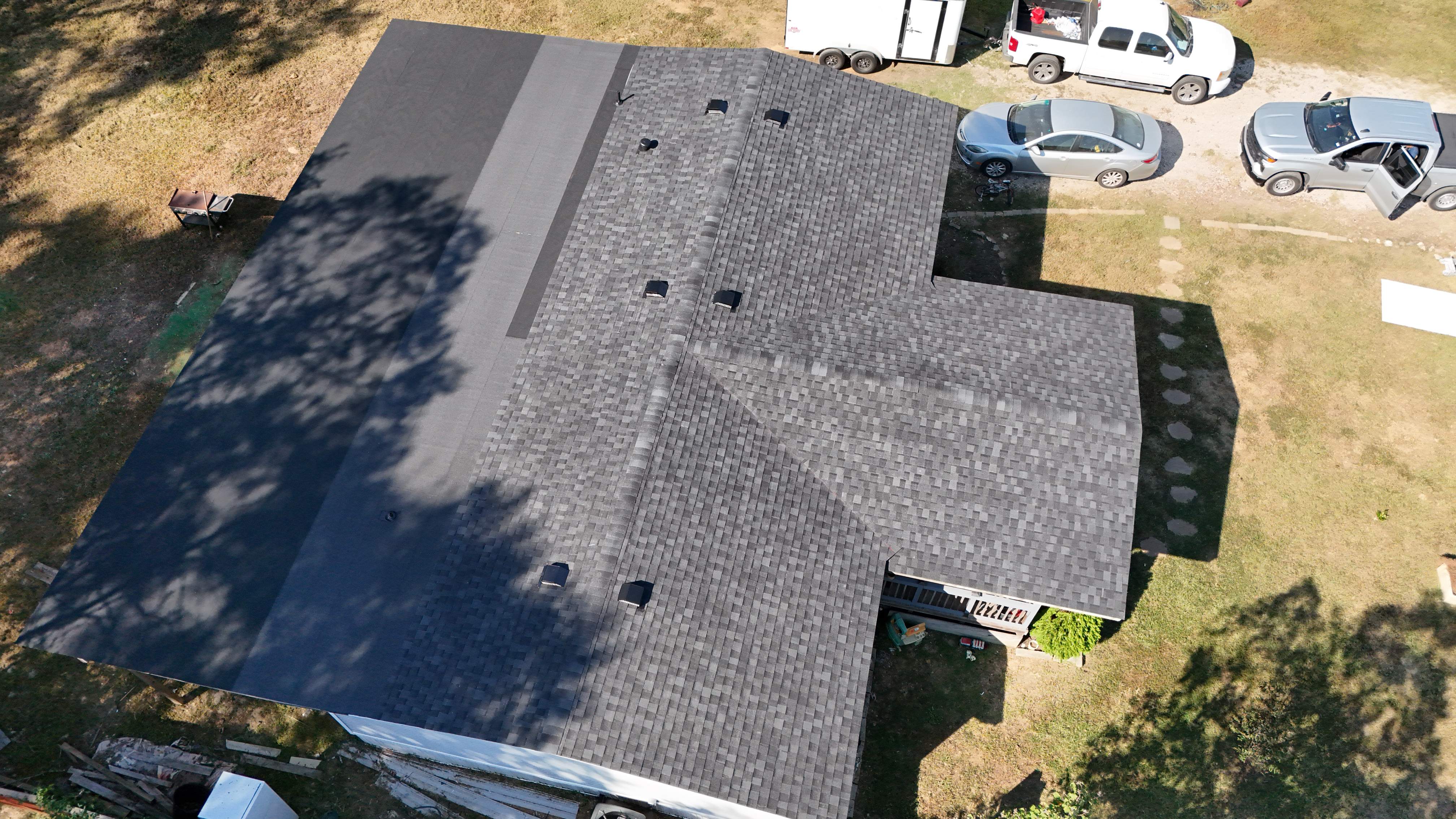 Roof Replacement with Deck Repairs & Flat-Roof Section — Conroe, TX by PL Roofing & SB Roofing, LLC.