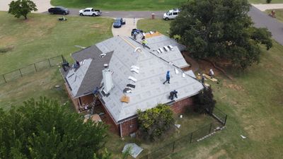 Residential Roofing Installation using GAF Natural Shadow