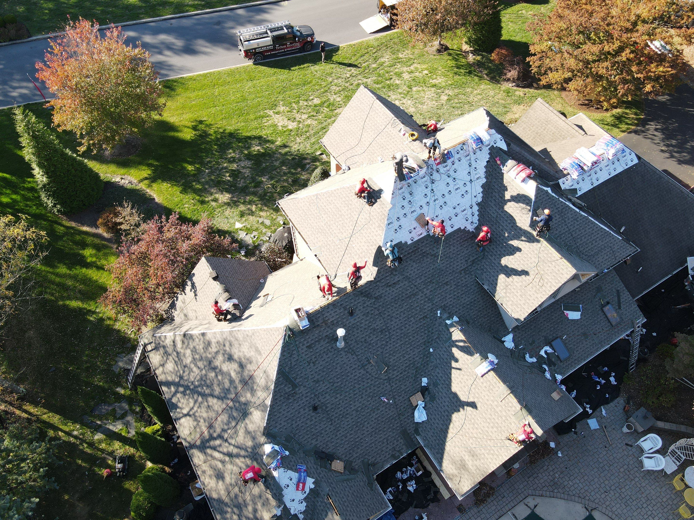 GAF SYSTEM INSTALL WEATHERED WOOD  by Teflon Roofing