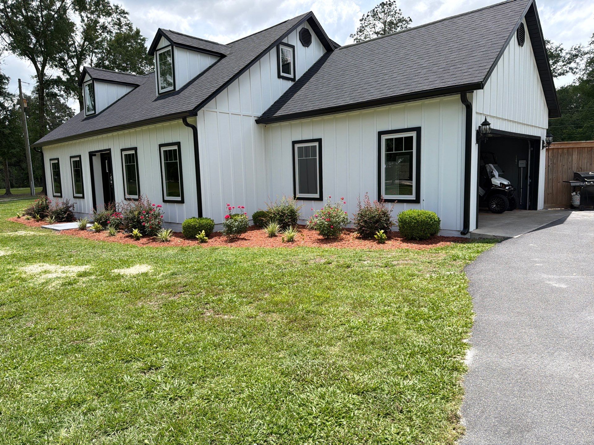 Andersen Window Installation for Modern Live Oak Farmhouse by Windows & Doors Store