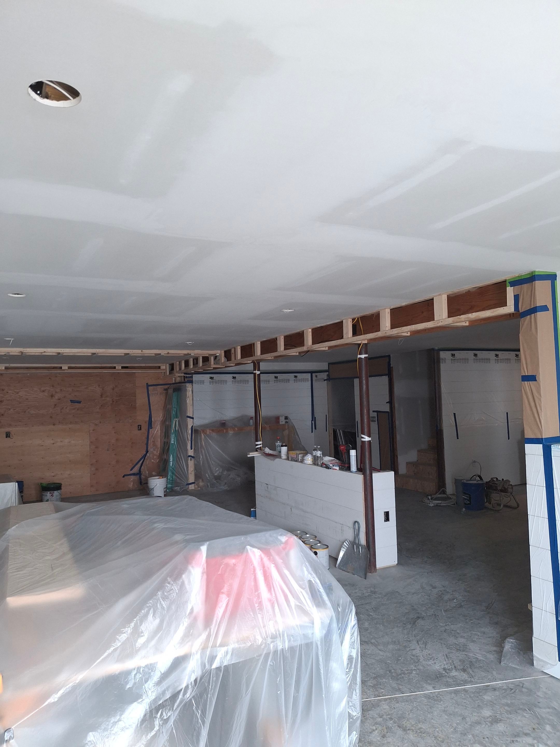 Basement Remodel by Big Pine Panting Inc