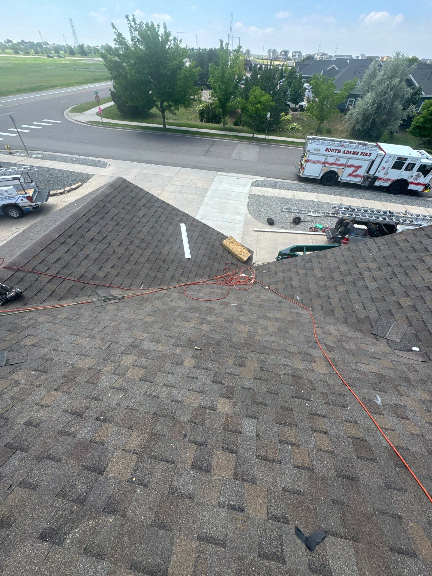 Fire Station Shingle Replacement by Blue Peaks Roofing LLC 
