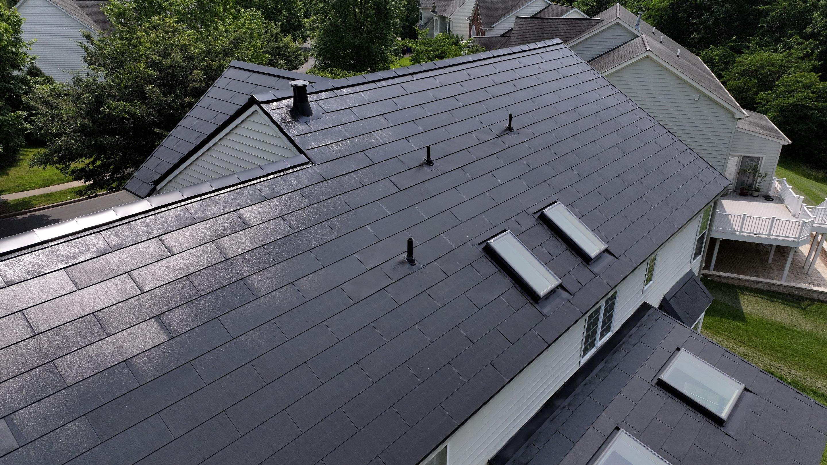 New Tesla Solar Roof in Maryland by American Home Contractors