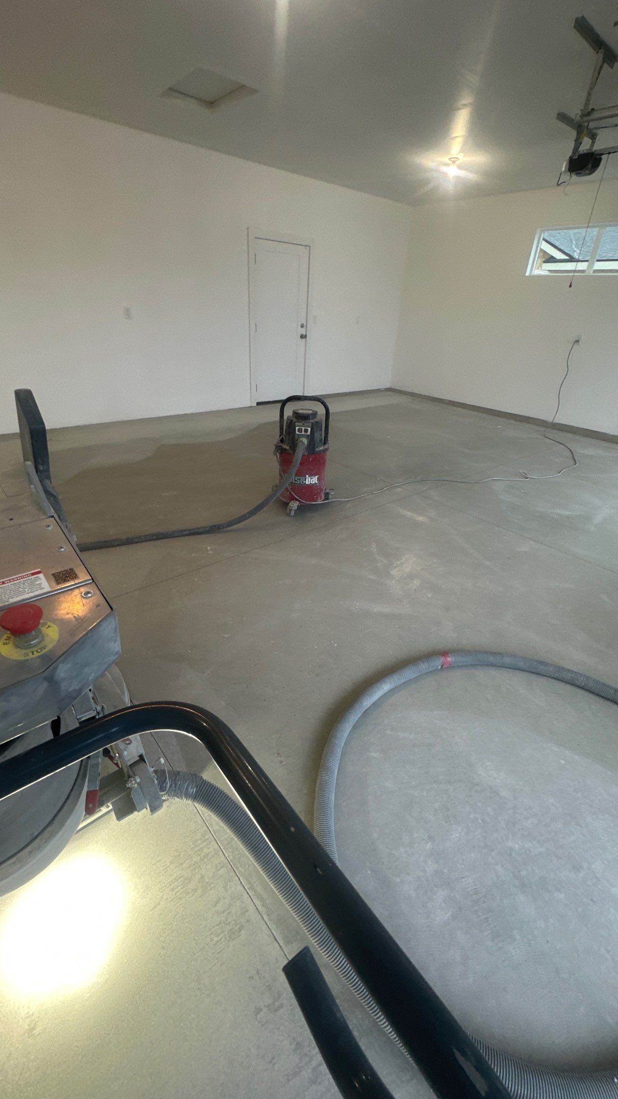 Garage Transformation using Travertine by Croc Coatings, LLC