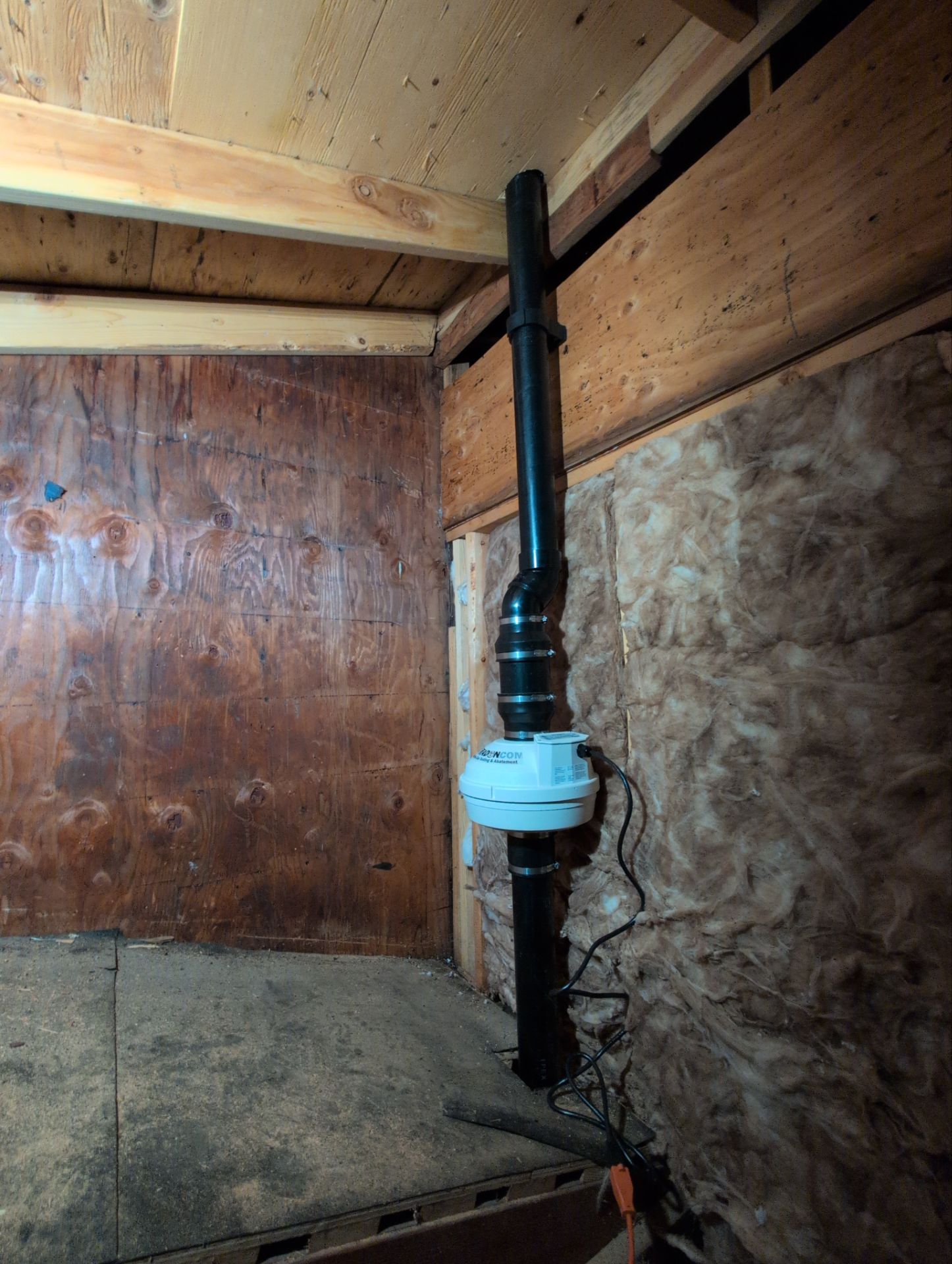 Sub Slab SafeAir™ System with RadonWell™ by JustRadon.Com