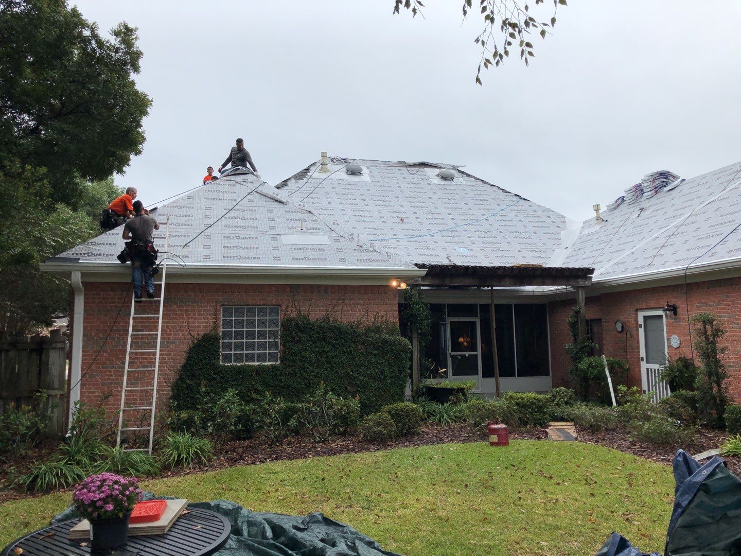 Residential Roofing Installation using Roof Replacement by American Roofing & Construction LLC