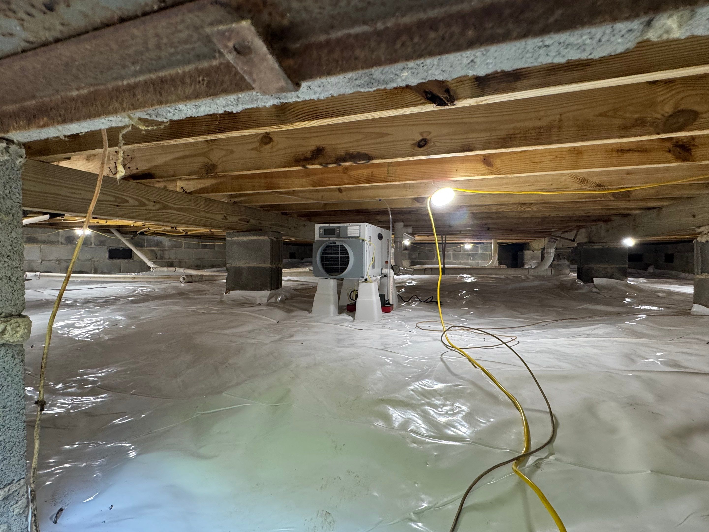 Project in Suffolk by Patriot Crawl Space Repairs