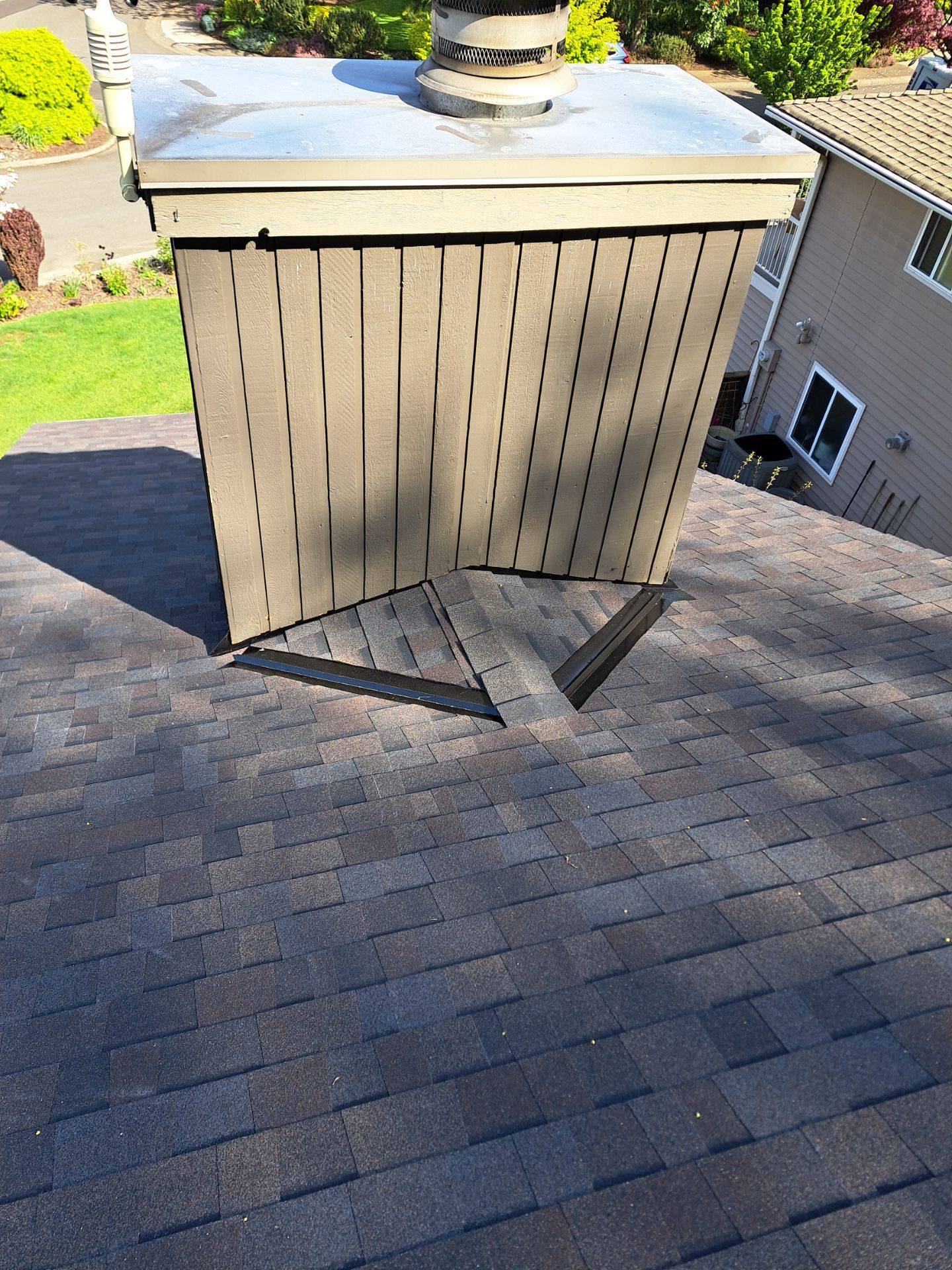 Bad EuroShield Install to Shingles in Issaquah by Roof Smart