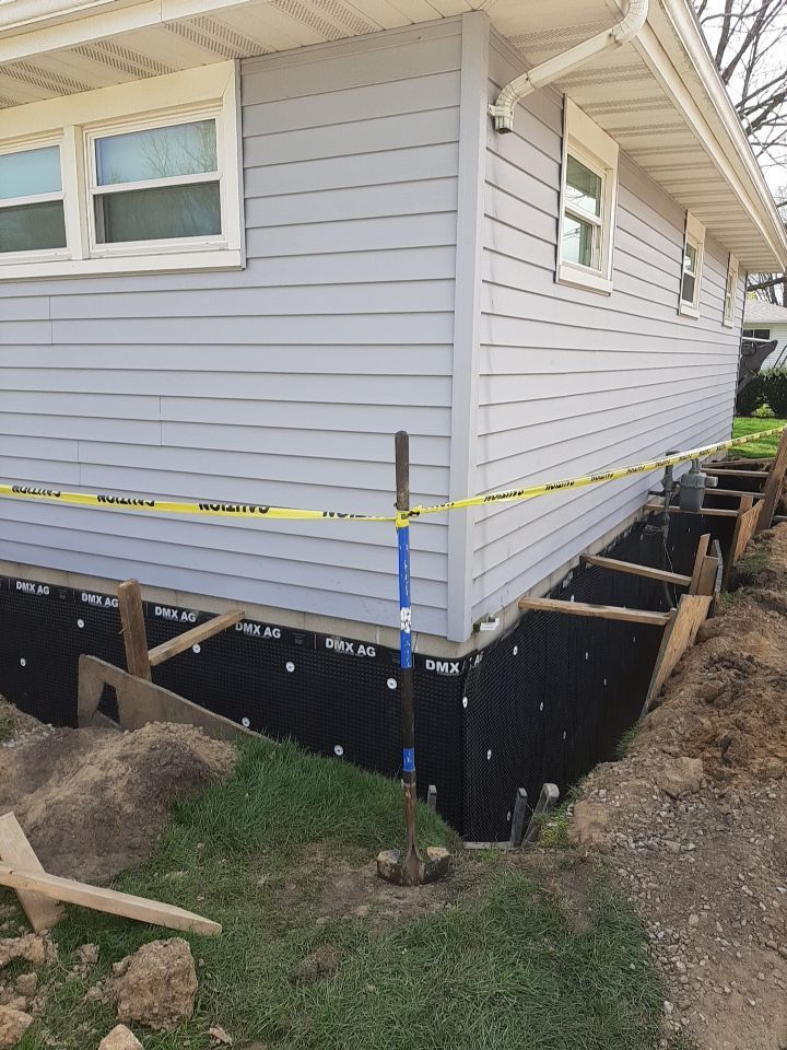 Wall Straightening and Reinforcement using Embedded Fiber Reinforcement by Toledo Basement Repair 