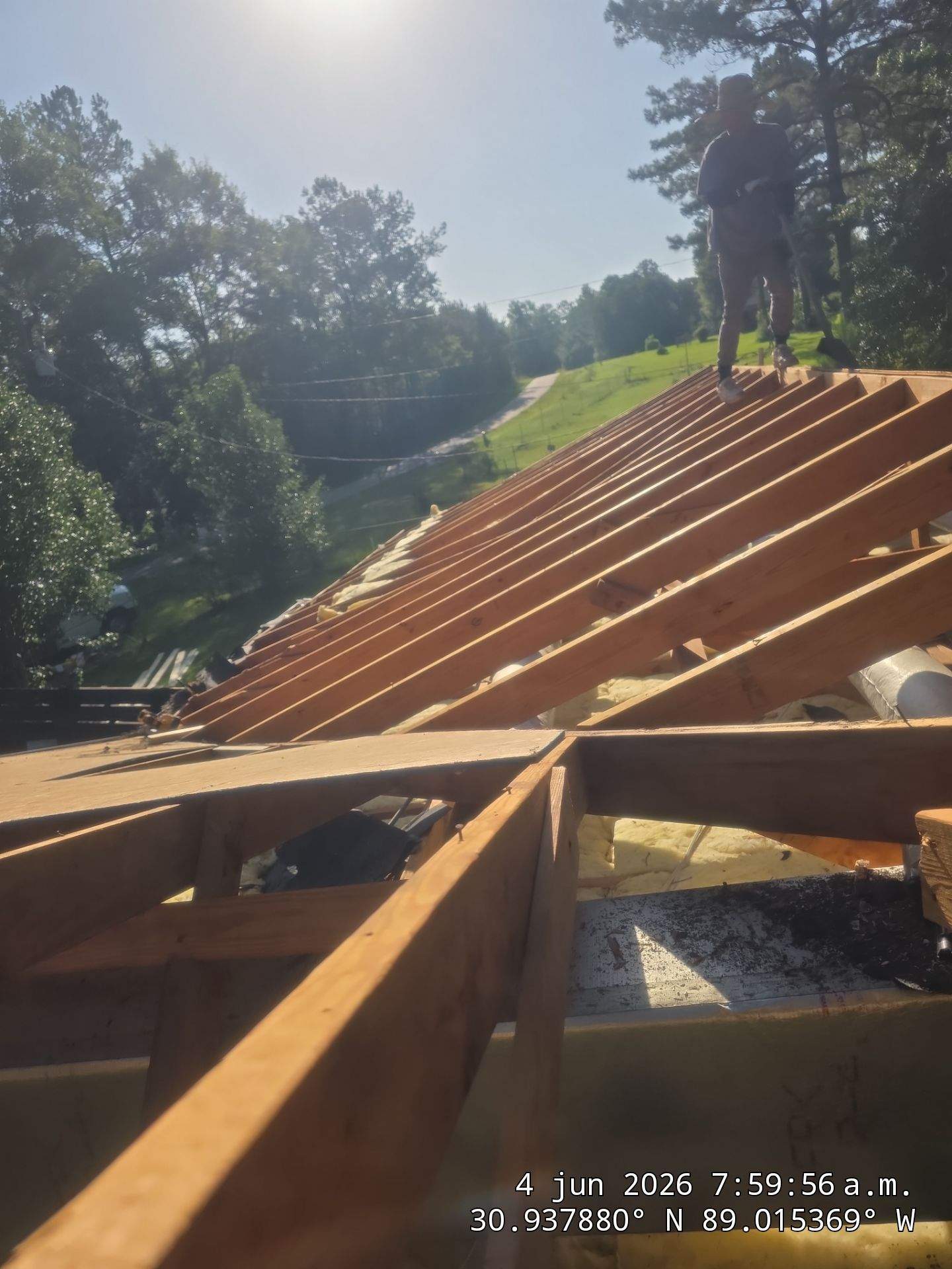 Full Architectural Shingle Roof Replacement Following Storm Damage in Wiggins by Frontline Roofing