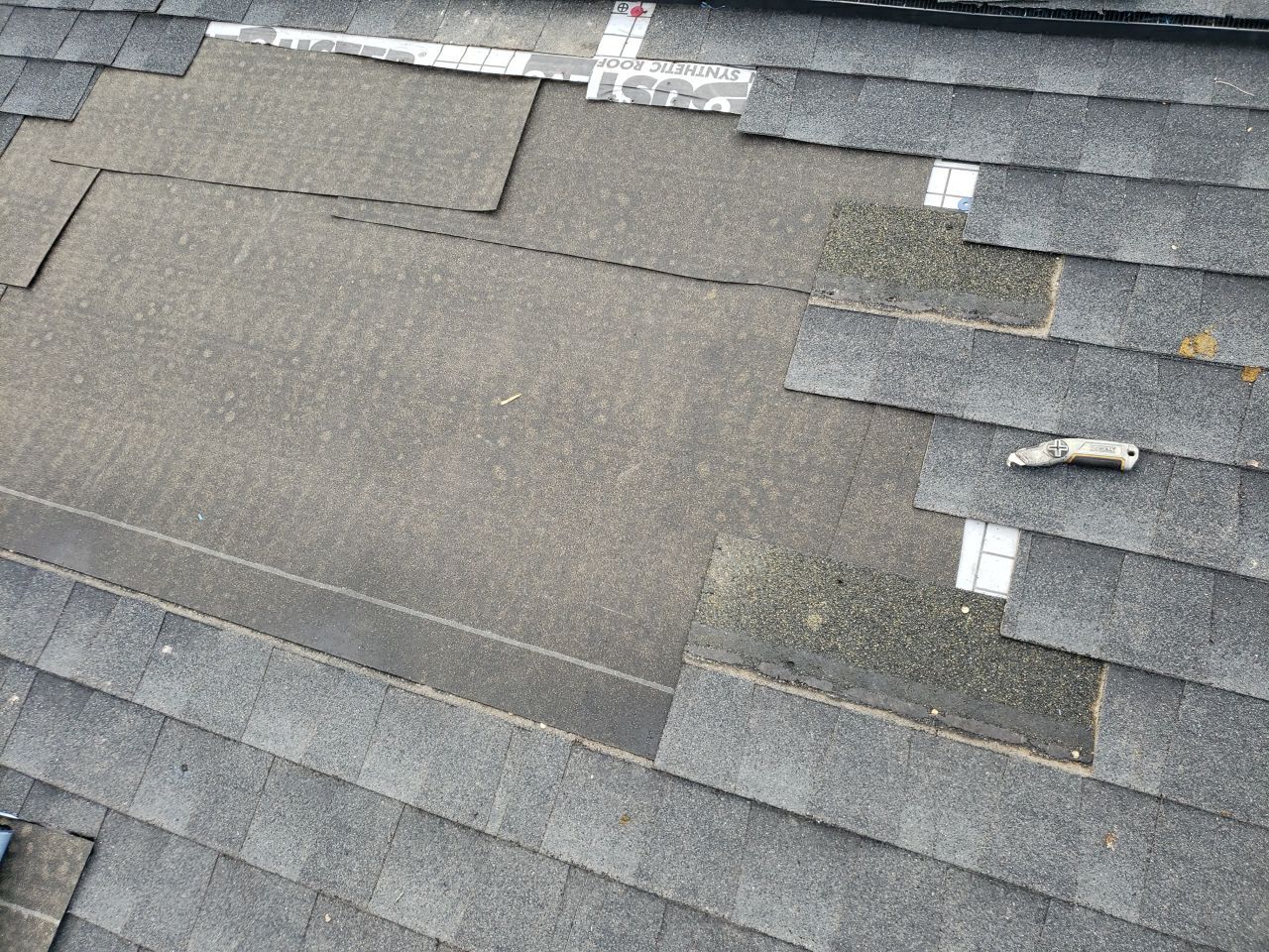 Swamp Cooler Removal using Shingle Repair by The Roof Doctor