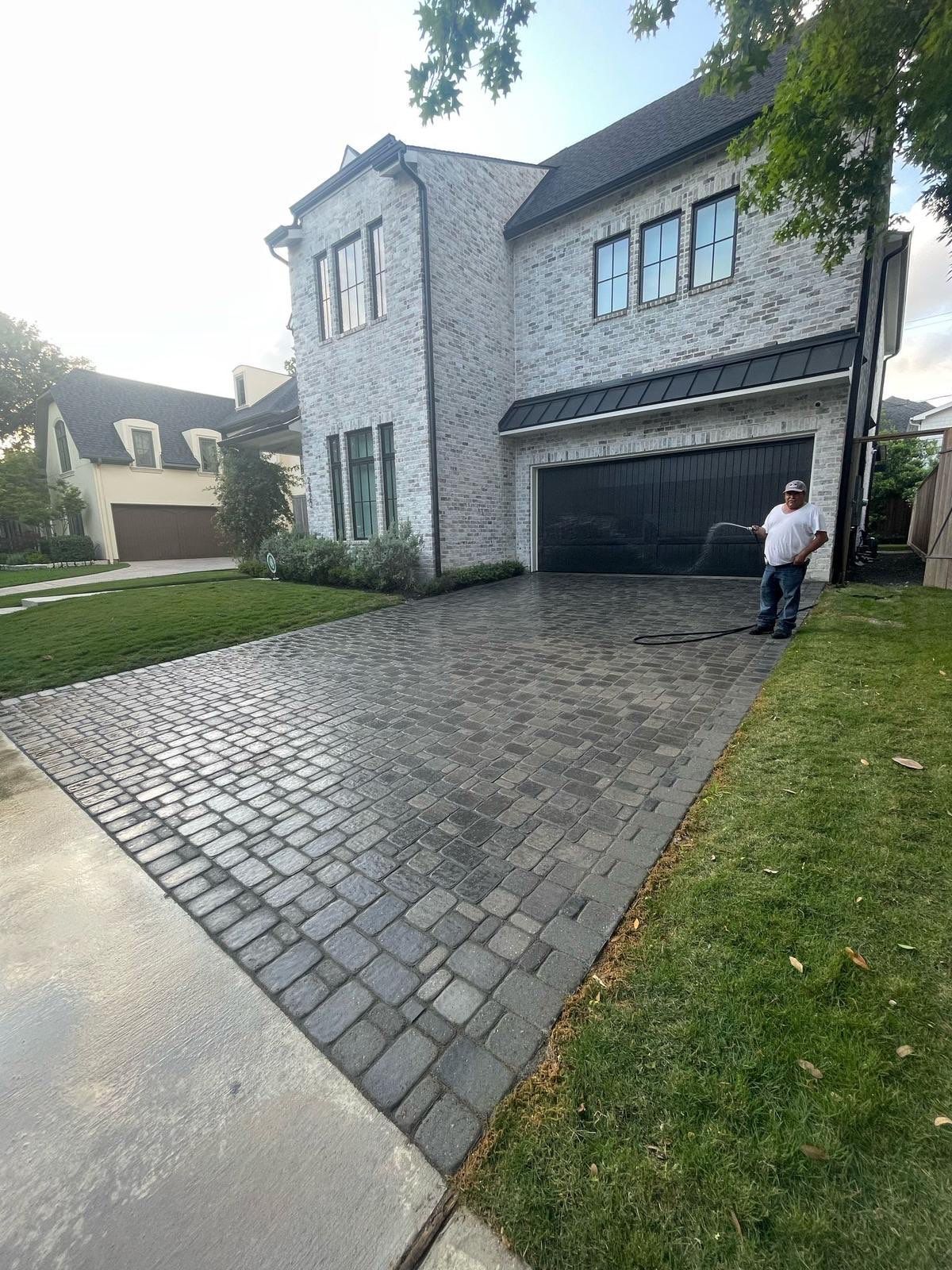 🚘 Mr. Zee’s Paver Driveway Restoration & Drainage Upgrade by Texas Urban Elements