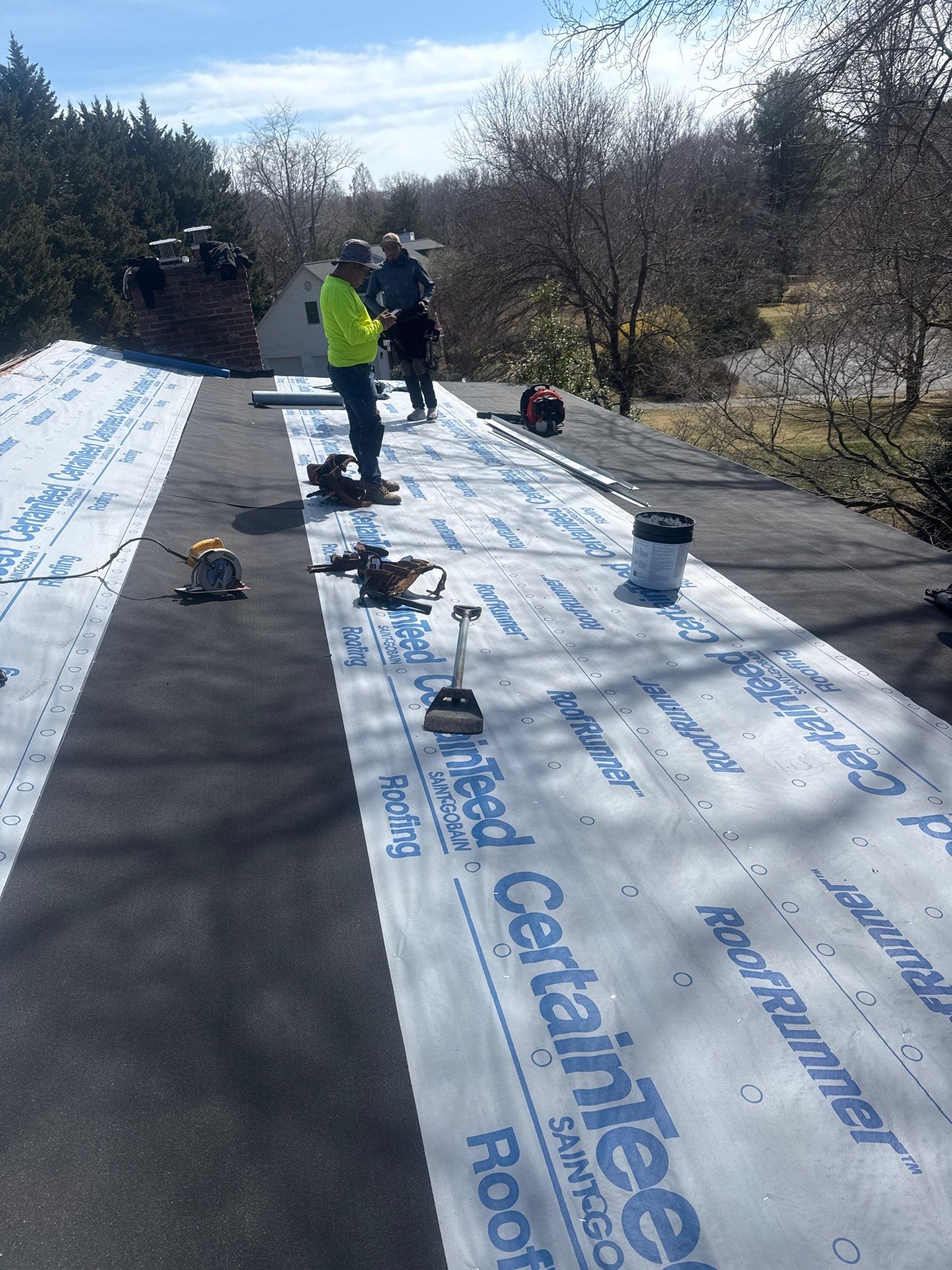 Great Falls: Residential Roof Replacement with CertainTeed Landmark Pro in Max Def Resawn Shake by RM Banning, Inc.