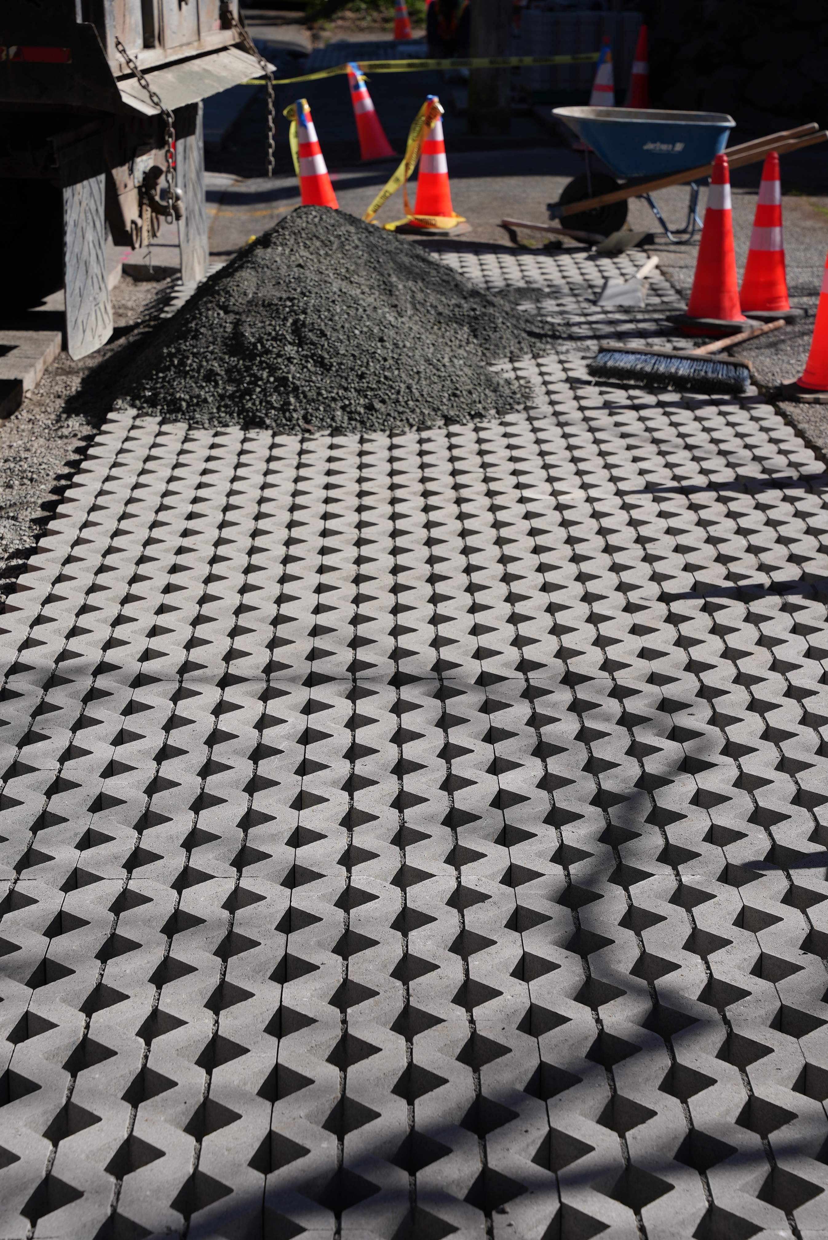 Russell | Turfstone Pavers Driveway  by Jireh Asphalt & Concrete Inc 