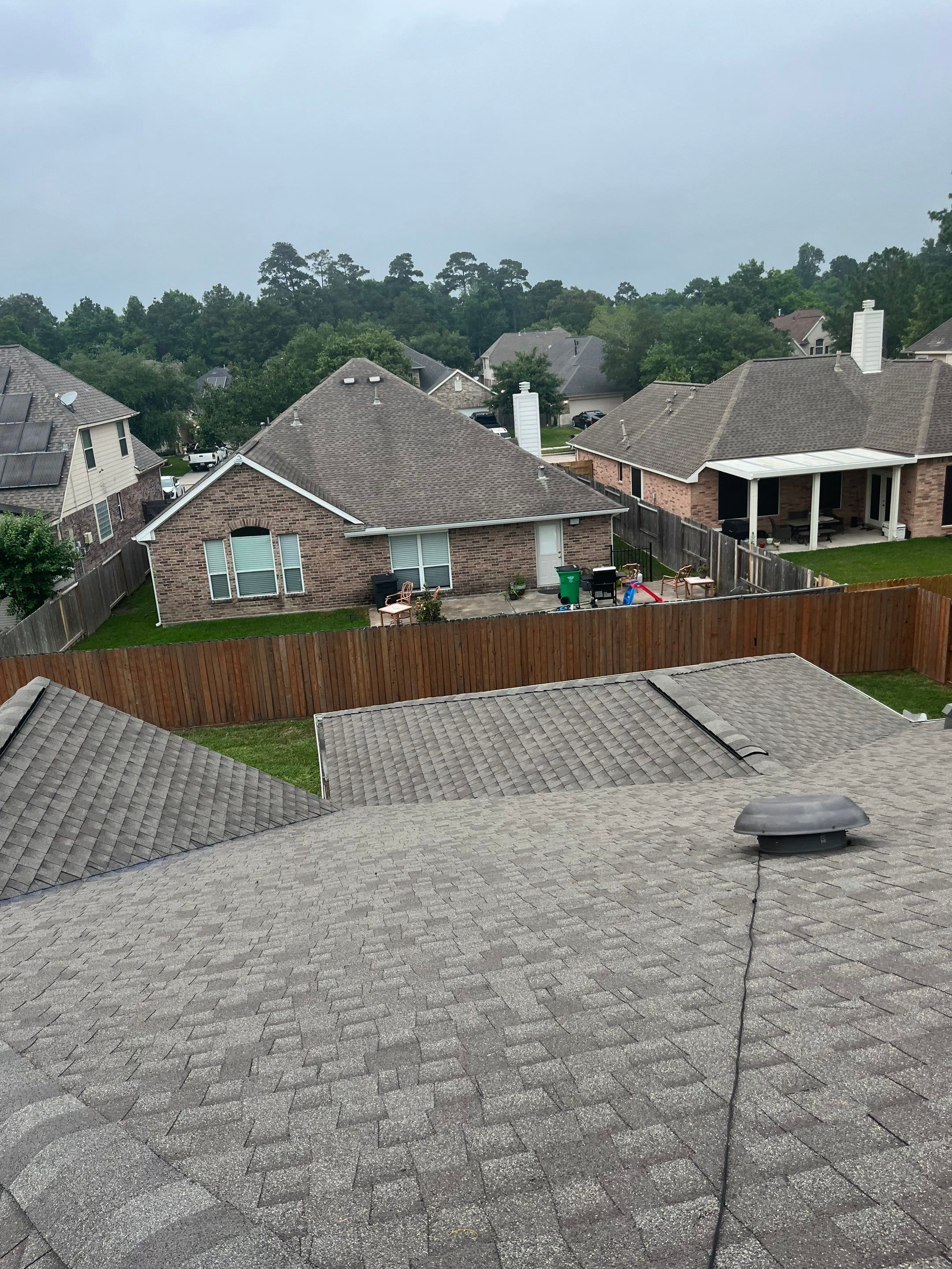Residential Roof Replacement using GAF HDZ - Weathered Wood by Elite Roofing LLC