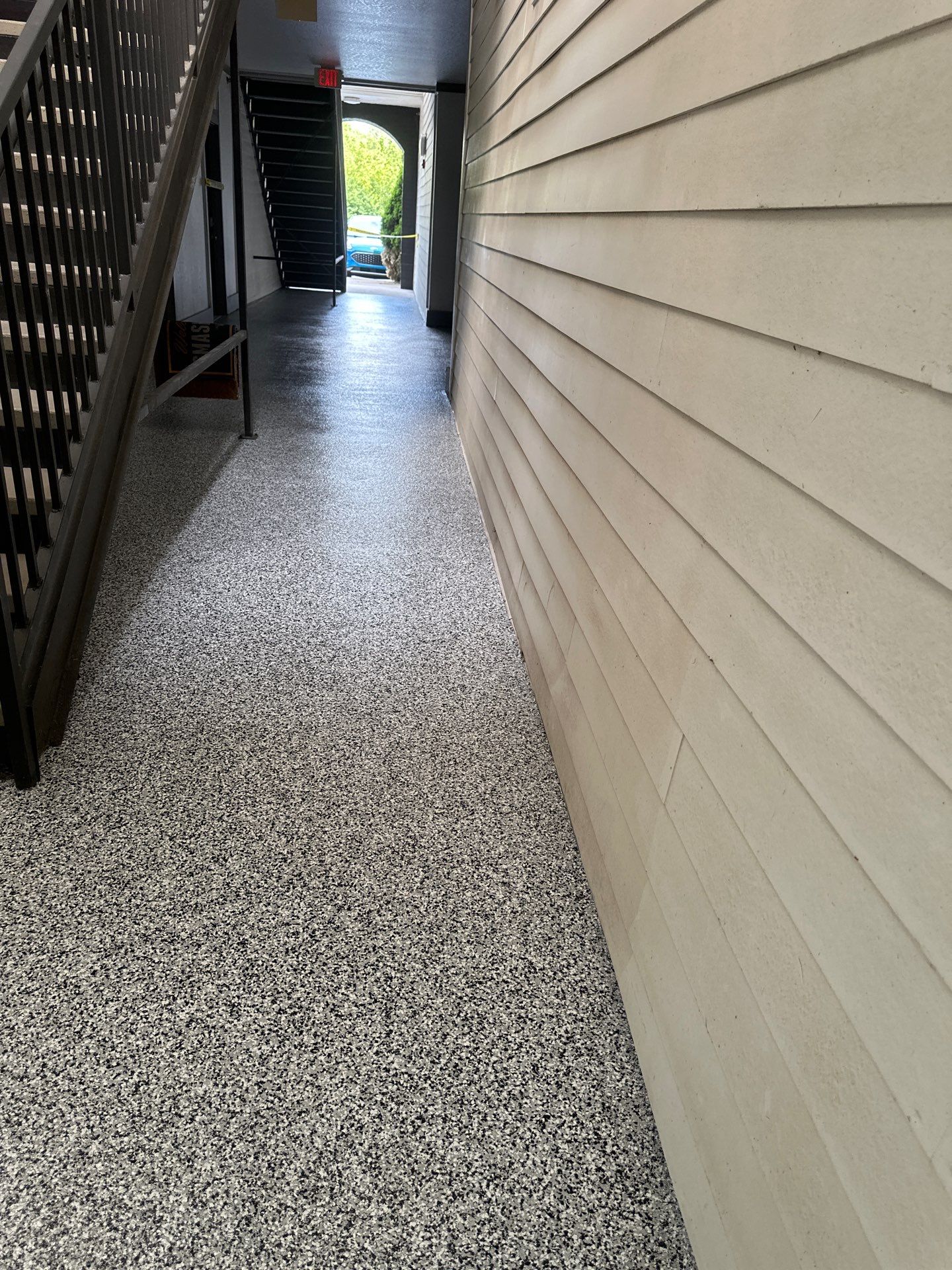 Commercial Floor Coating using Silverton by My Garage Floor Guys