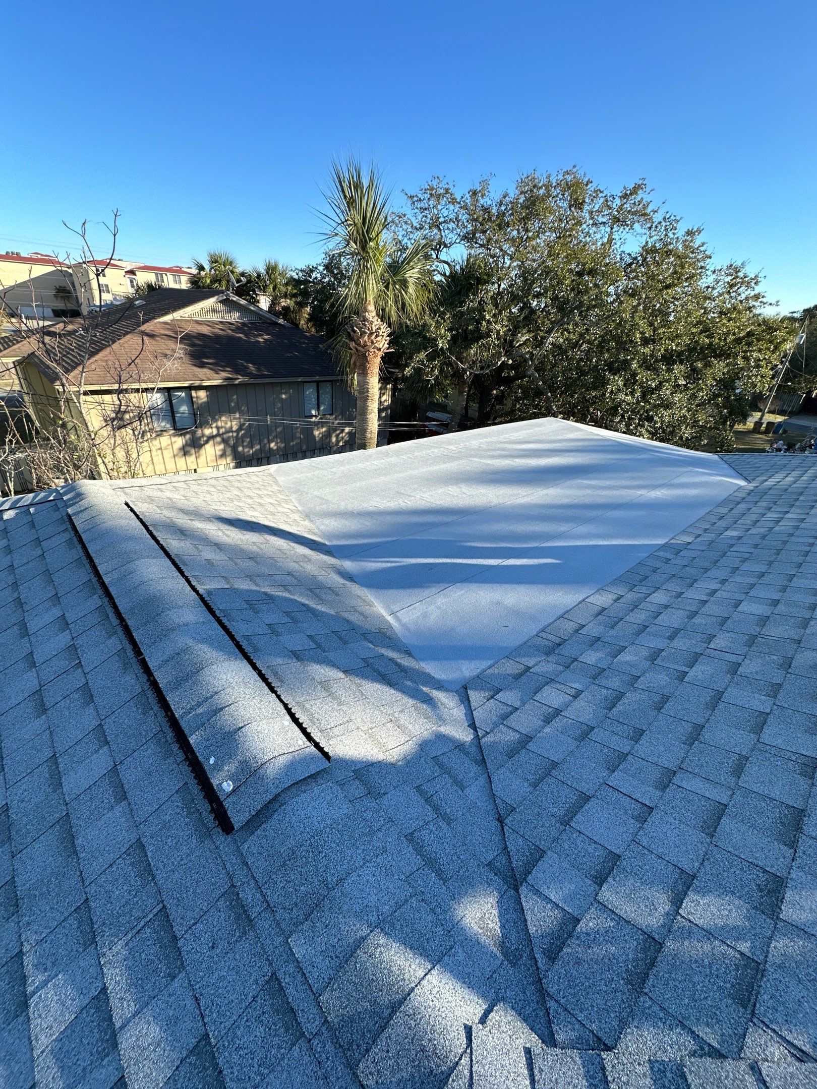 Roof Replacement using Atlas Pinnacle Pristine - Oyster Shell by Rainstoppers Roofing