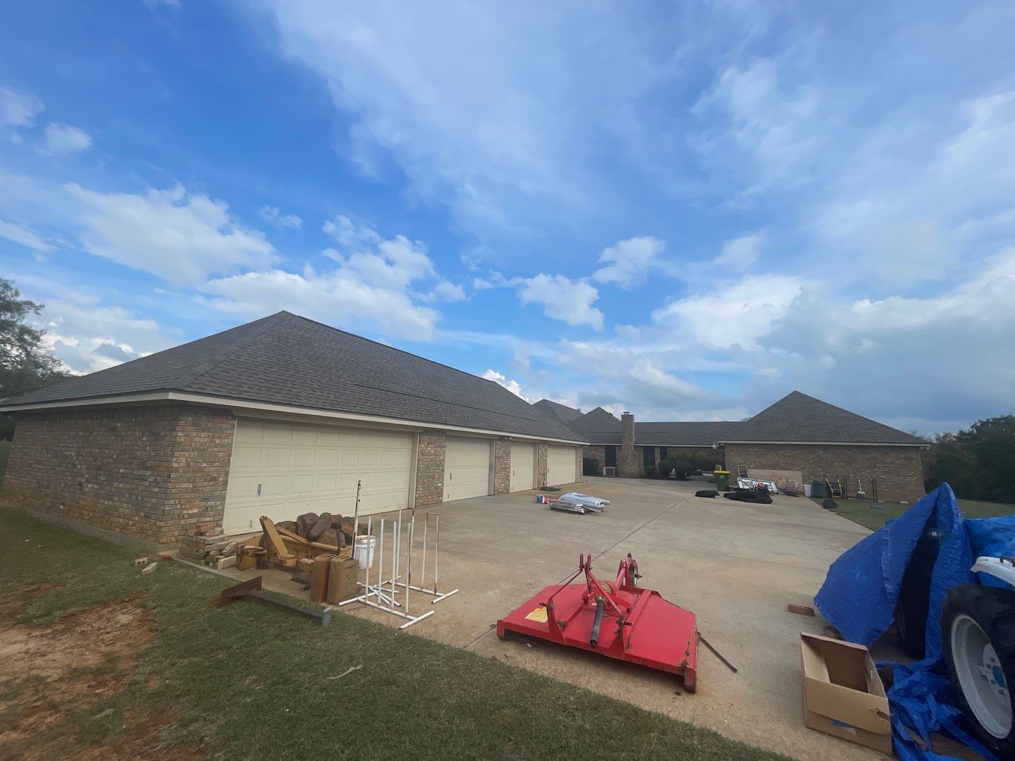 Rendon Forth Worth Texas Large Estate - Roofing Installation using GAF Timberline Armorsheild 2 Class 4 Impact Resistant Shingle System by First United Roofing & Construction