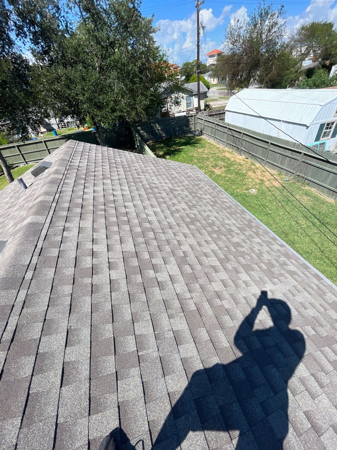 Residential Roofing Installation using GAF Natural Shadow Shingles by Lighthouse Roofing