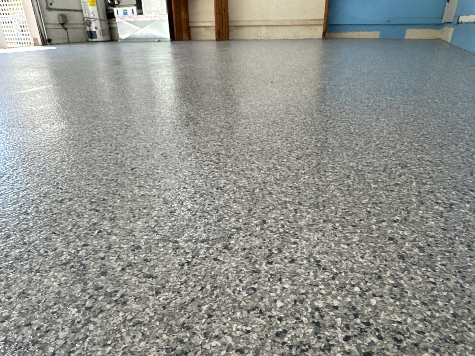 Garage Project in Gainesville, FL in Tidal Wave by Cross Creek Concrete Coatings