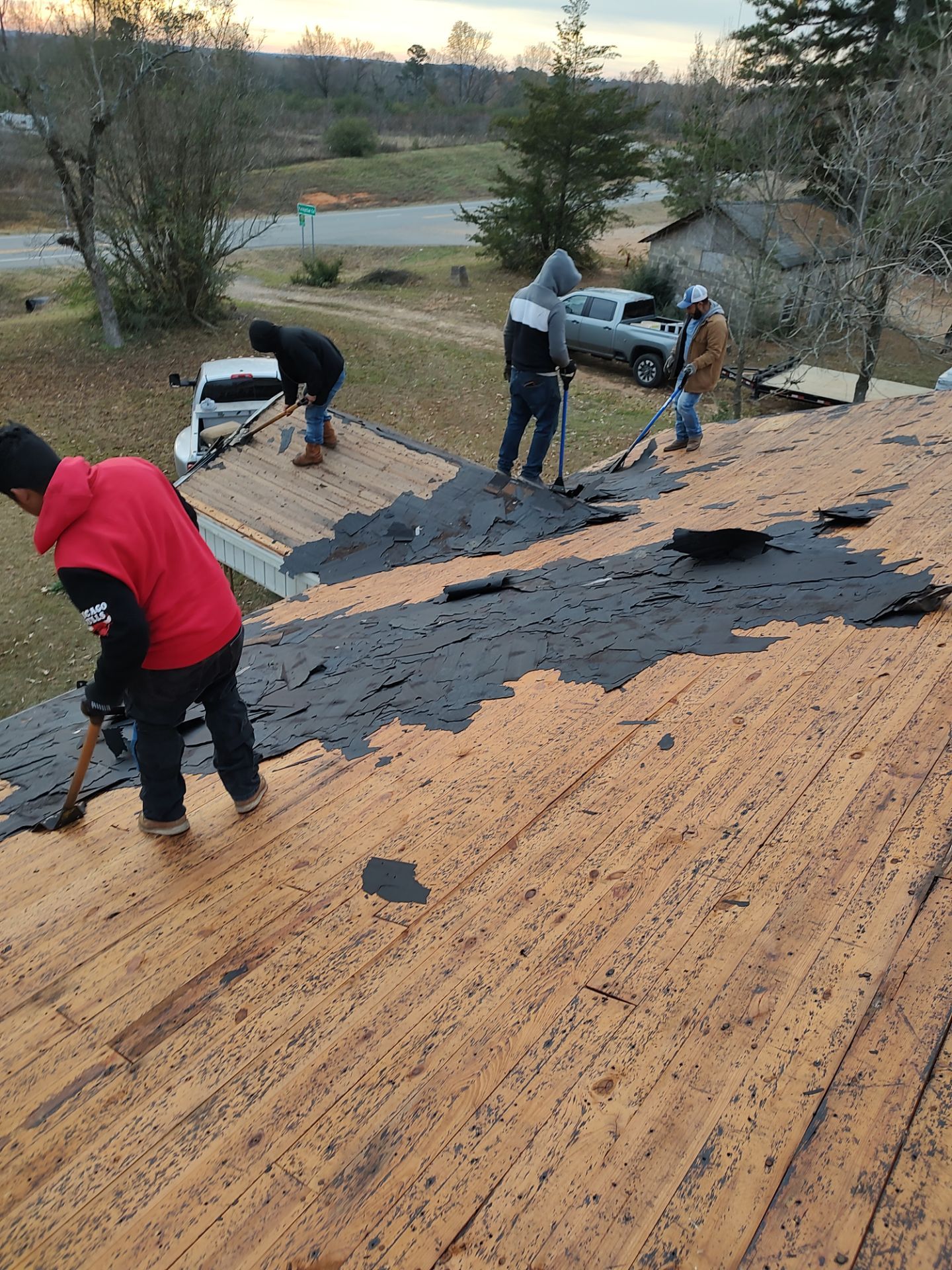 Residential Roofing Repair using Malarkey Highlander: Natural Wood by Hostetler Roofing