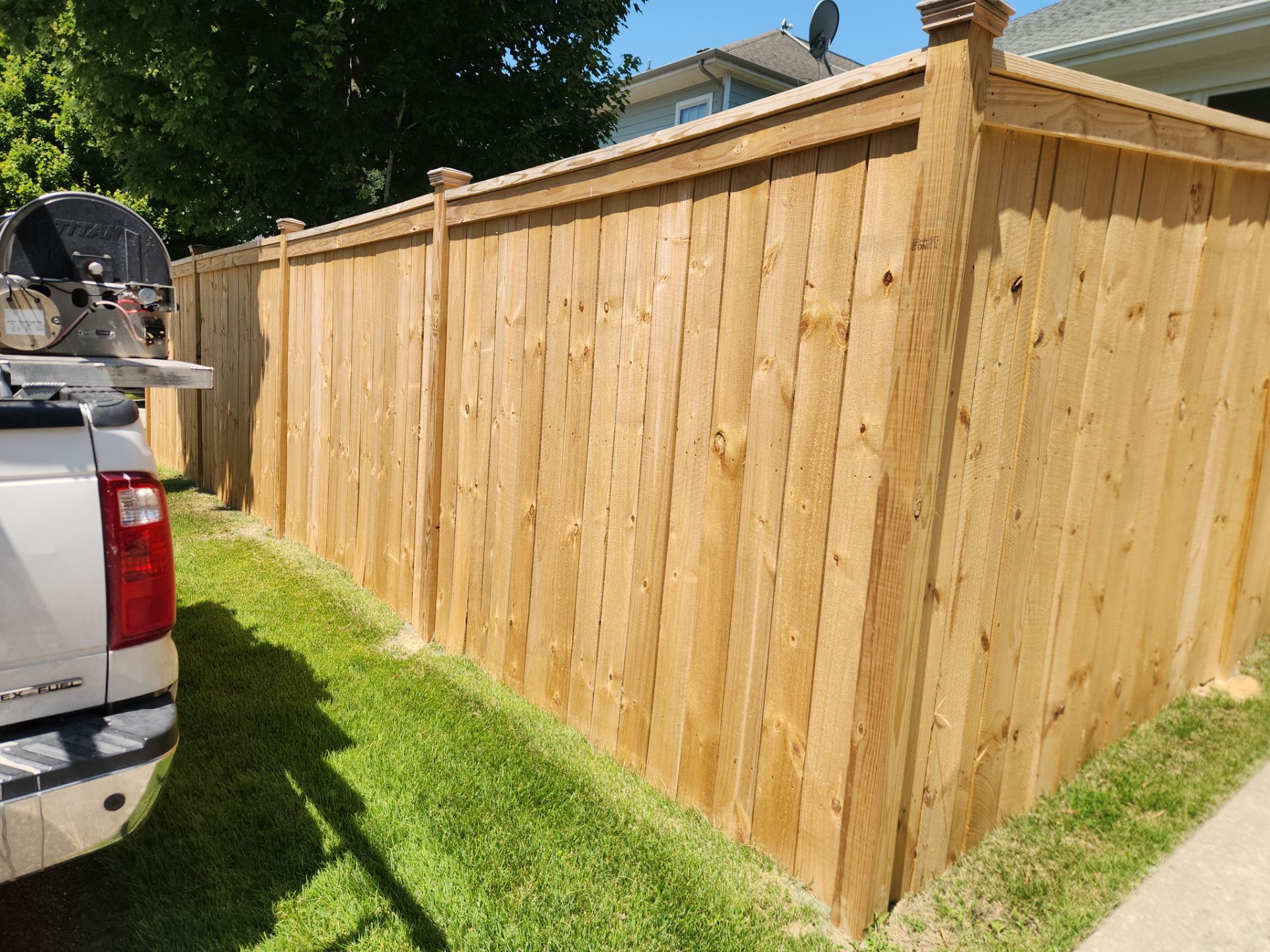 Wood Fence using Wood Sealant and Stain by DuraSeal
