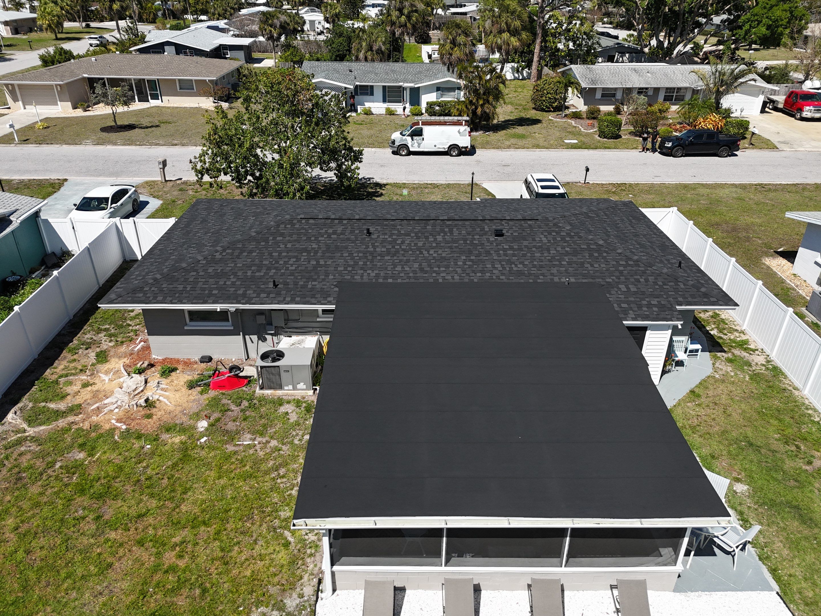 Roof Replacement in Sarasota FL. by Steadfast Roofing 