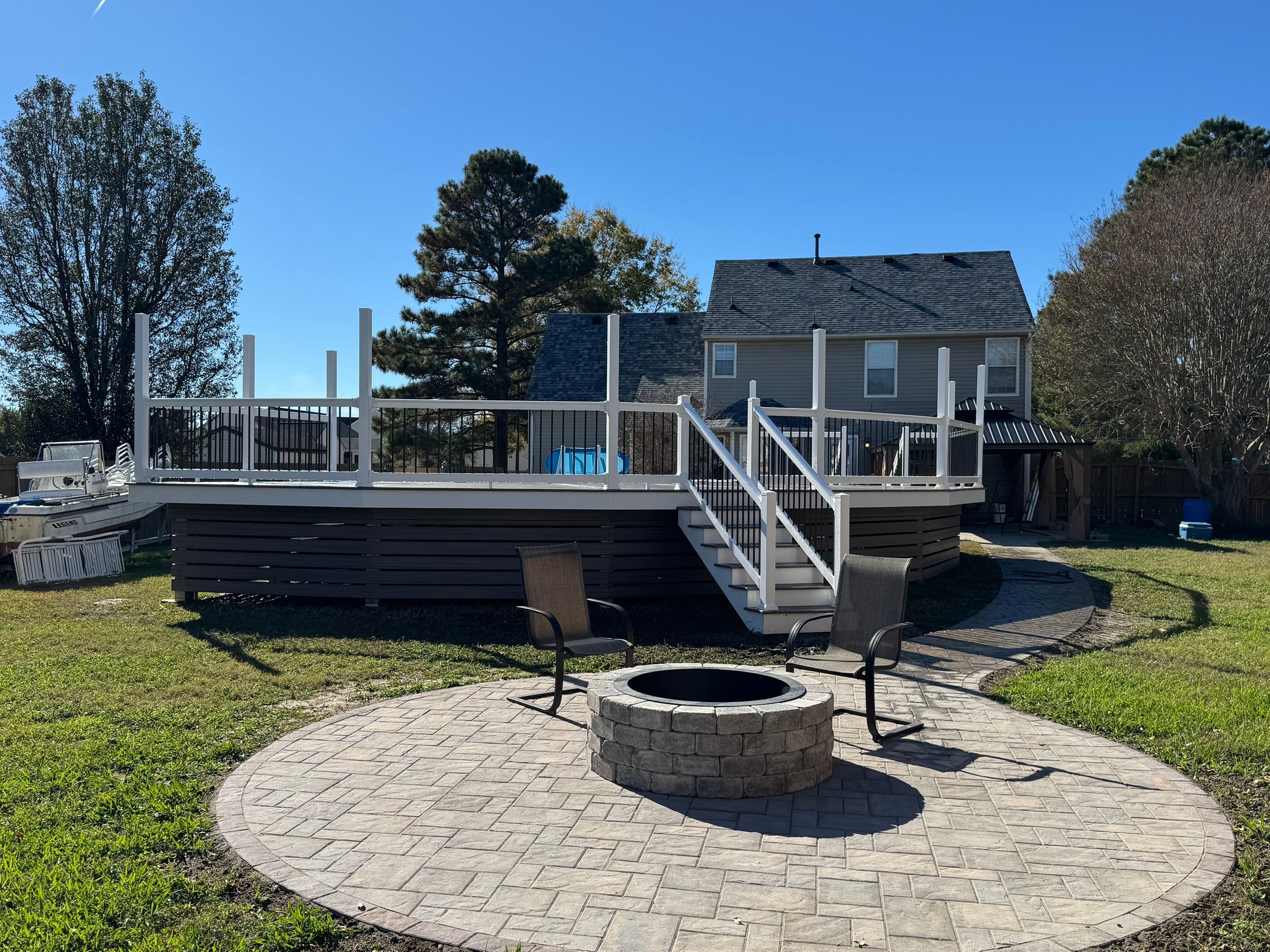 Stunning New Deck! by Tidewater Fence