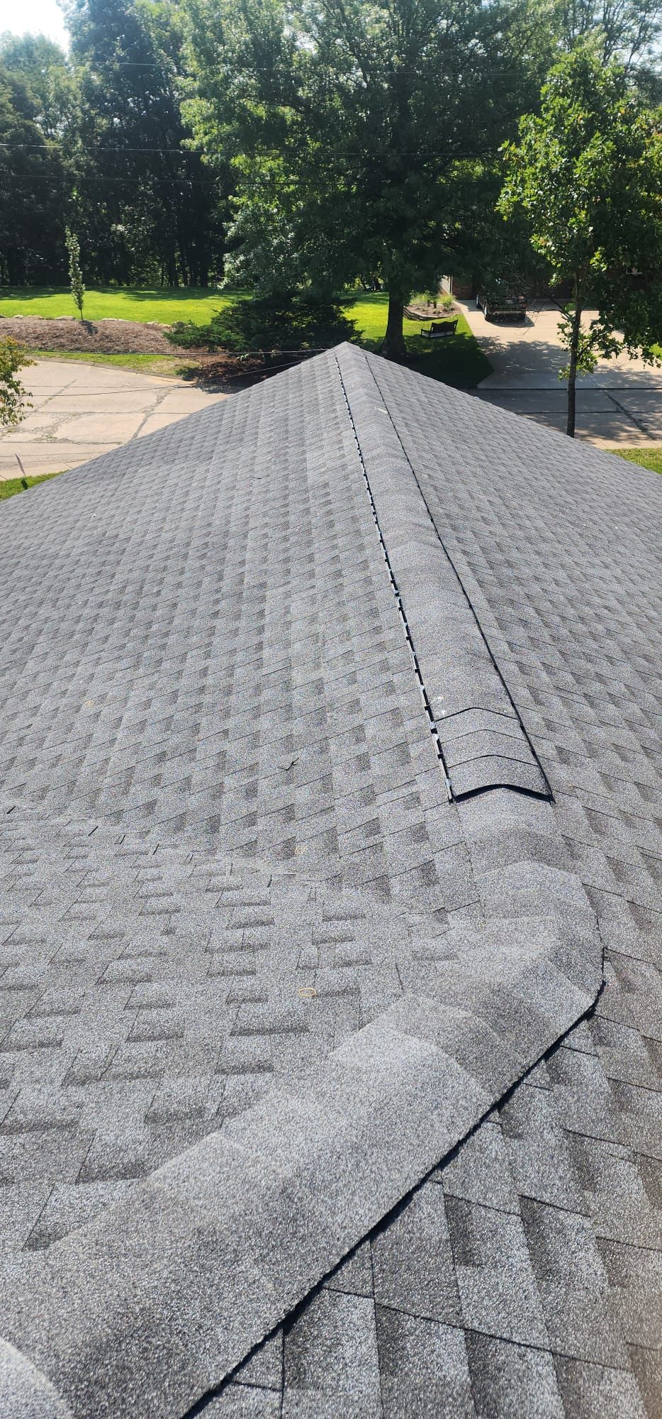 Residential Roofing Installation using GAF Timberline HDZ Pewter Gray by Rainstoppers Roofing