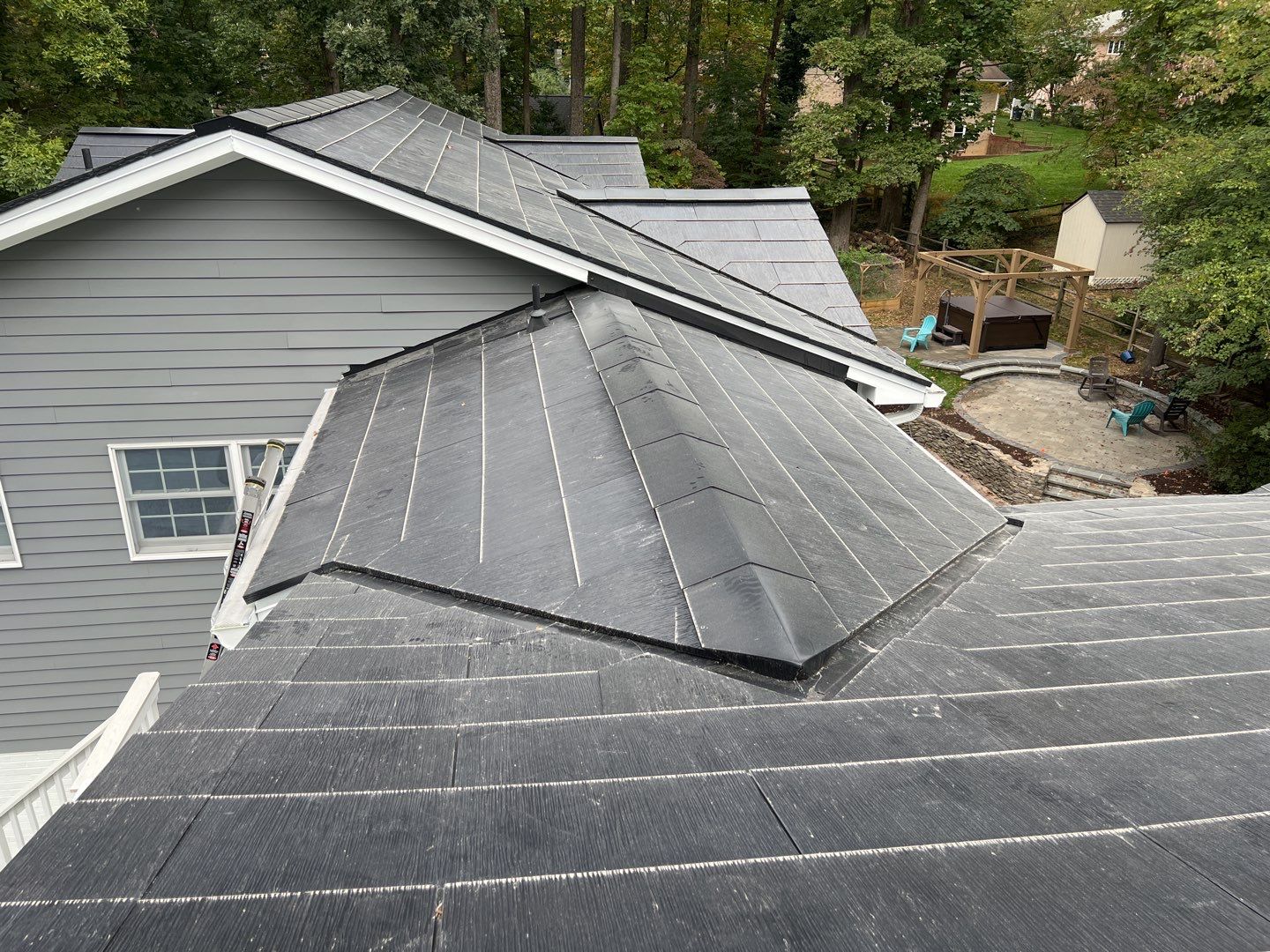 Tesla Solar Roof Replacement using Tesla Solar Roof V3 Tiles by American Home Contractors