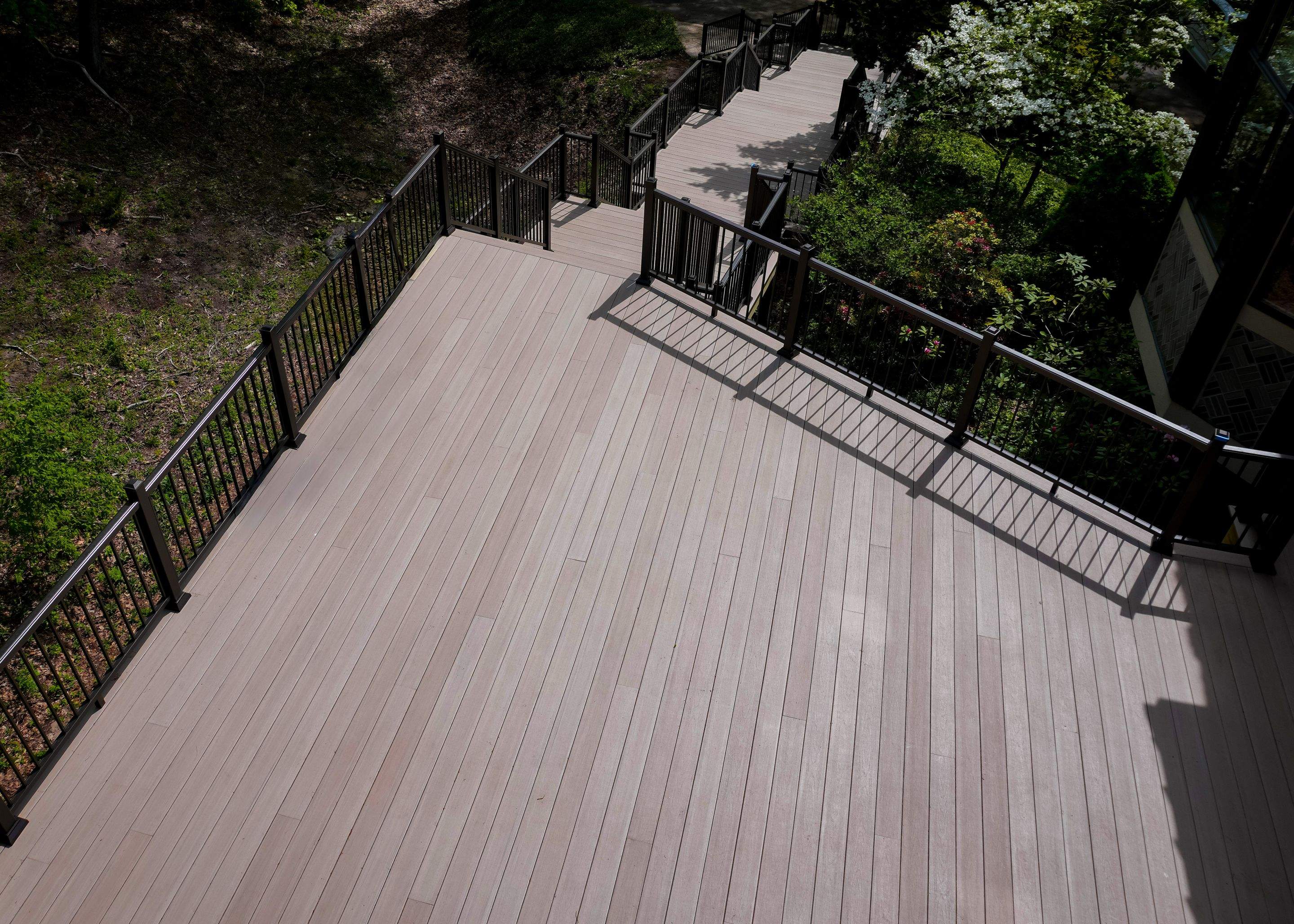 Custom Multi-Level Deck in Grand Haven by Cutting Edge Homes