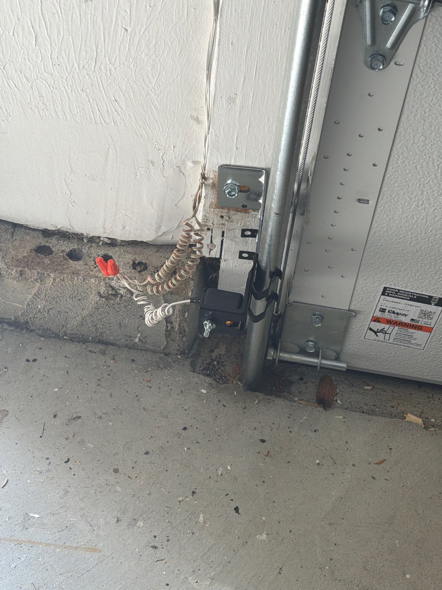 White Raised Panel Sectional Garage Door Installation in Solon by Ohio Garage Door Repair