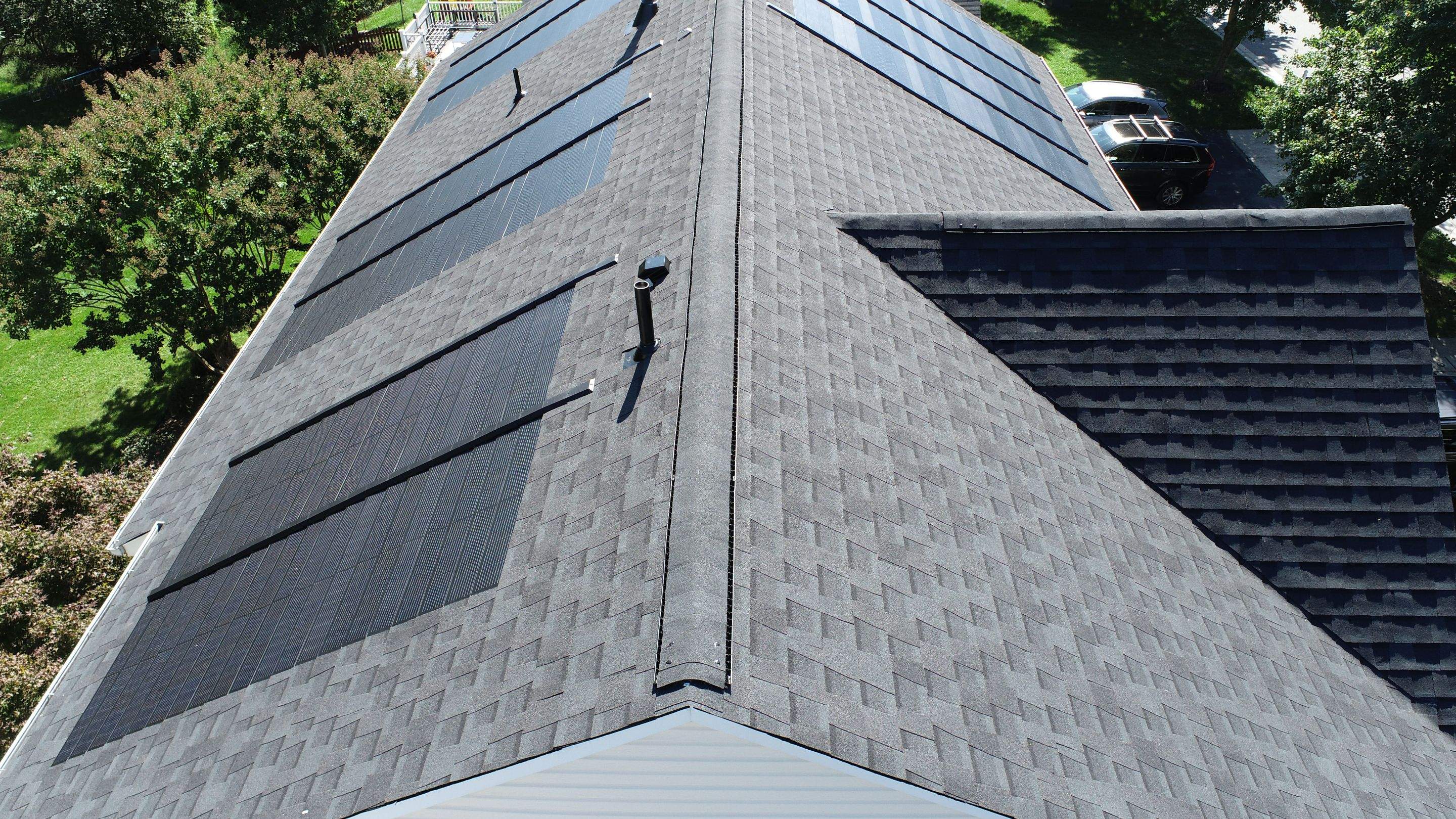 GAF Timberline Solar Roof Ellicott City, MD by American Home Contractors