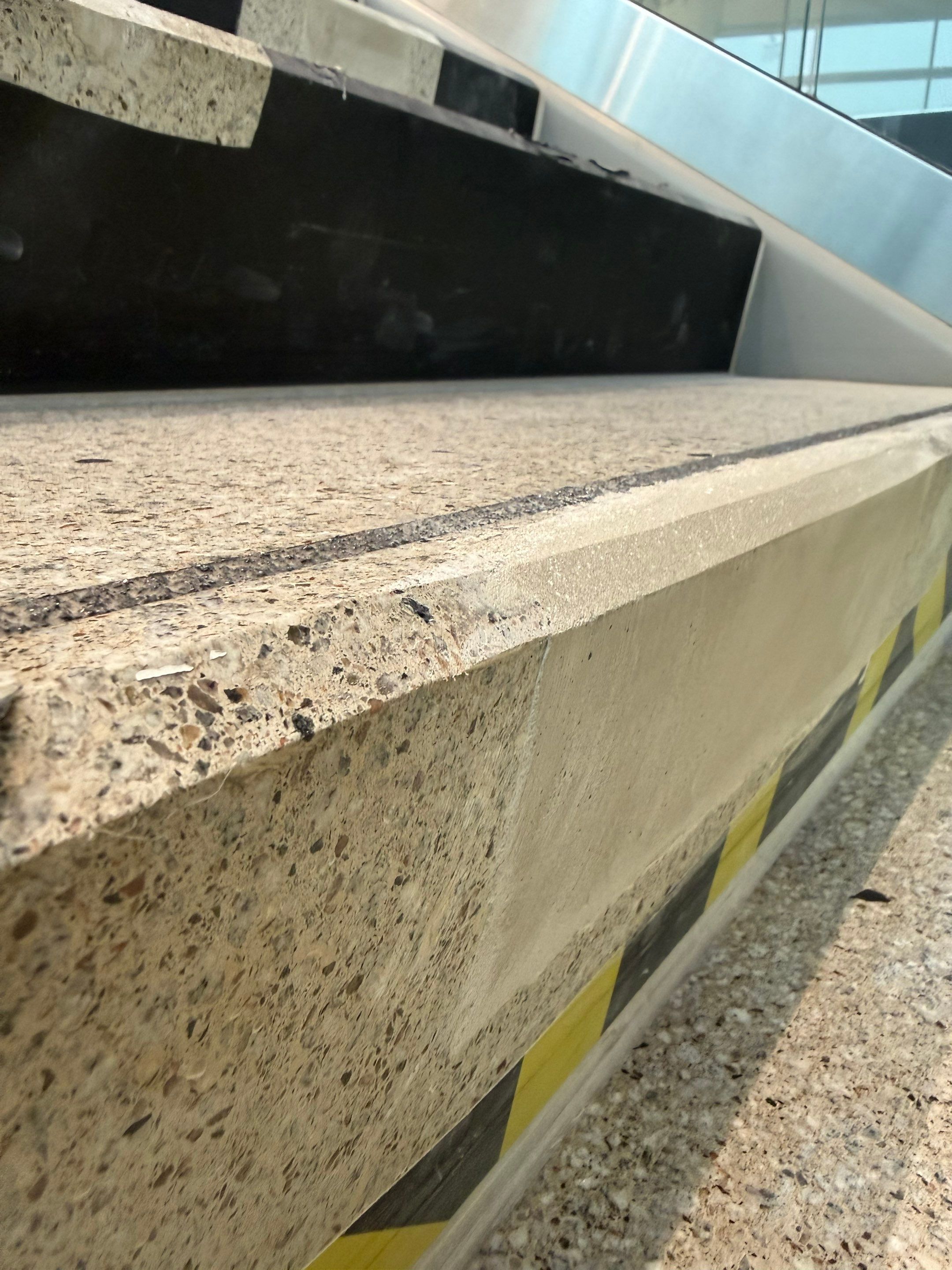 Concrete Stair Tread Restoration and Safety Upgrade in Sioux Falls by Select Painting, Coatings & Garage Cabinets