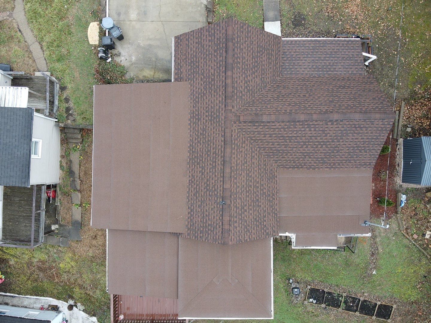 Residential Roofing Installation using GAF TImberline HDZ Hickory by Rainstoppers Roofing
