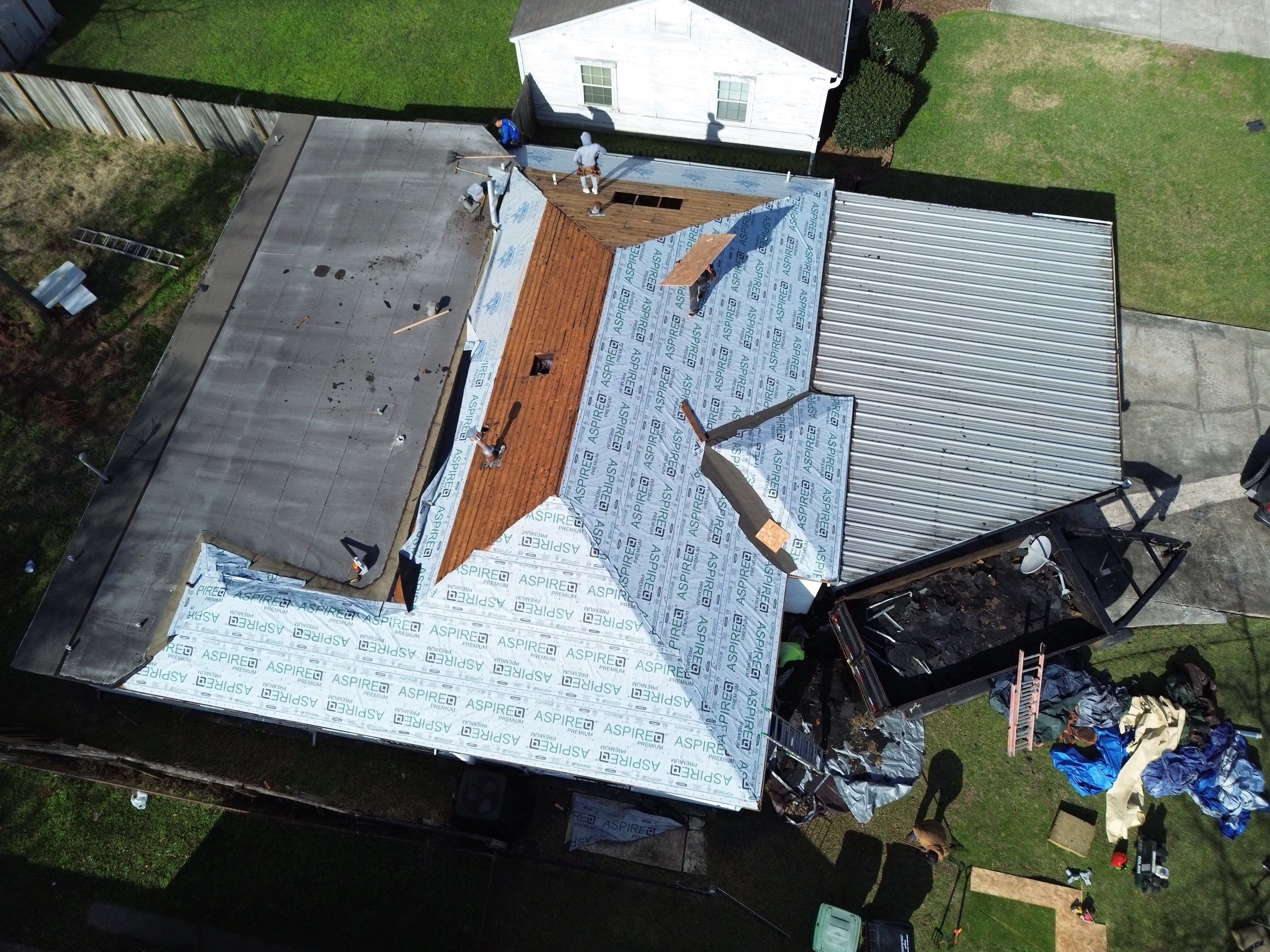 Roof Remplacement using Atlas Prolam Black Shadow by CAP Roofing and Construction LLC