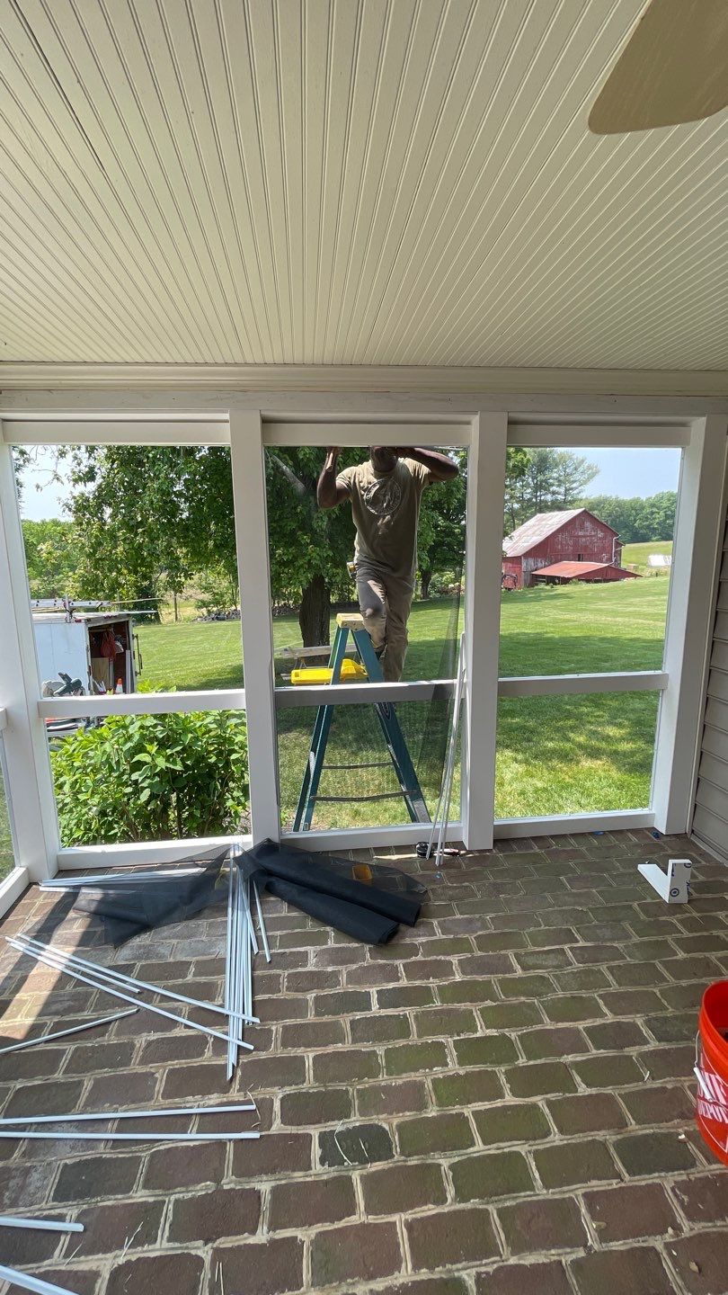 Screen Porch Renovation - Fallston MD by HomeWerkes Design & Build