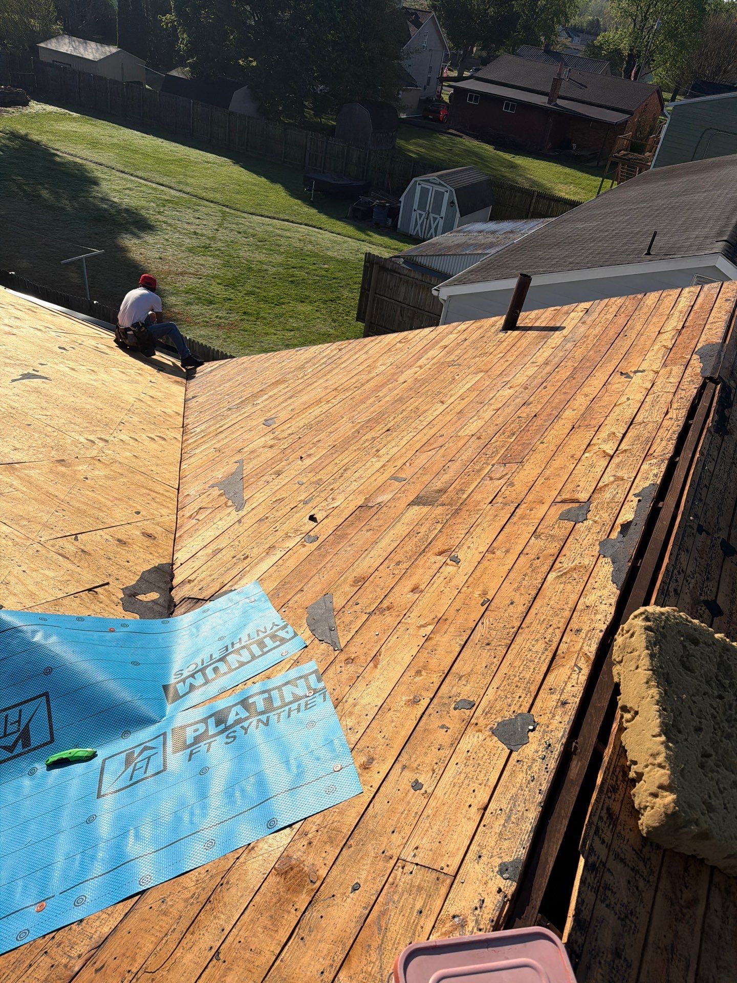 Residential Roofing Installation using Metal by Rainstoppers Roofing