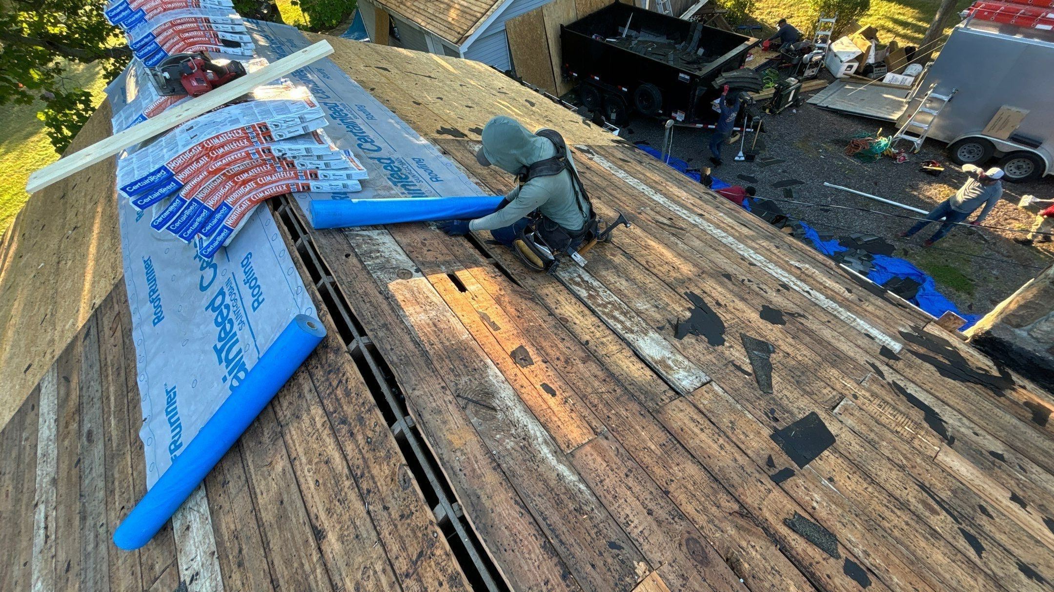 Roof Replacement using CertainTeed Northgate by 180 Contractors