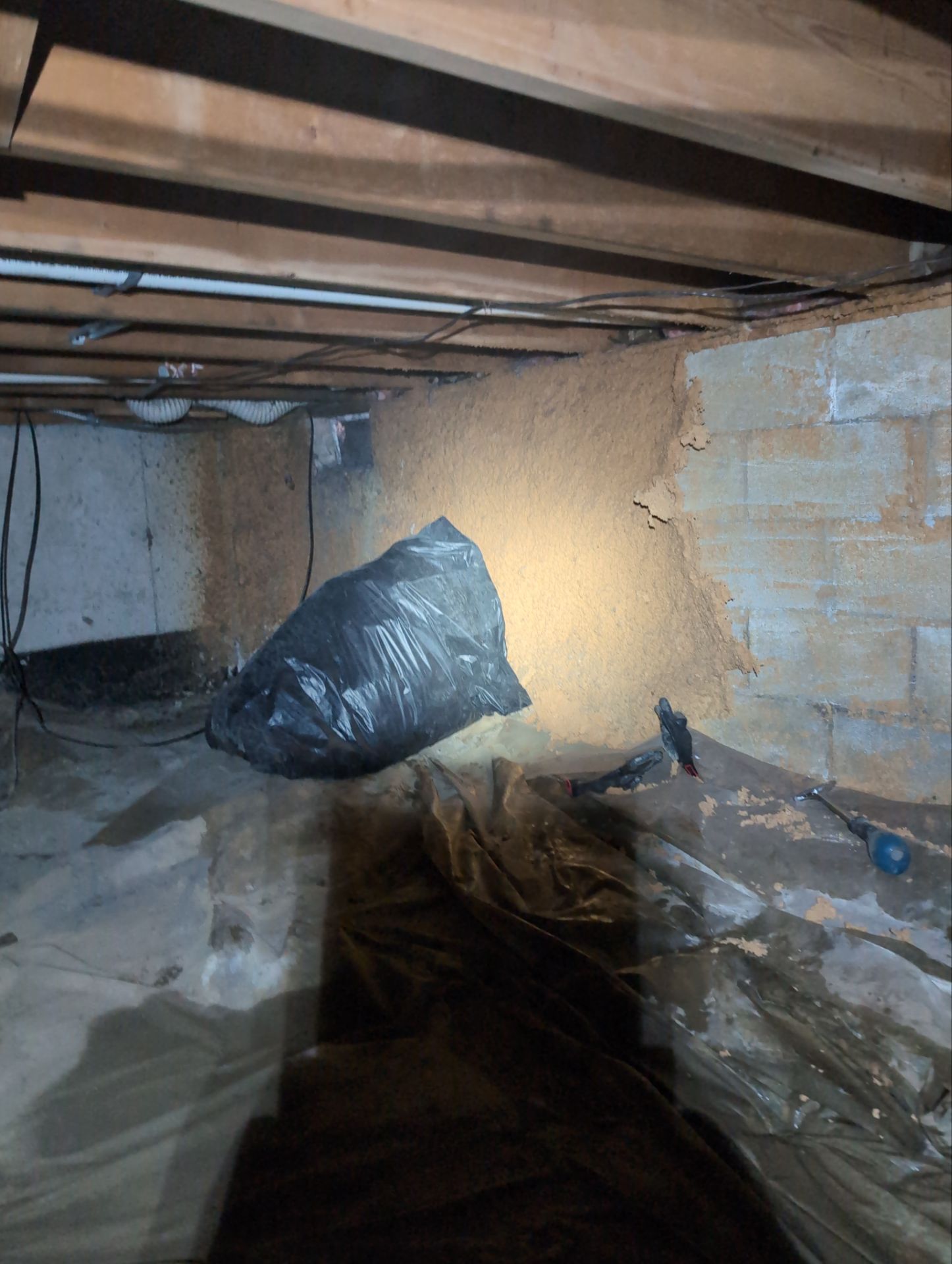 Interior Basement Waterproofing System and Egress Window Installation by Toledo Basement Repair 